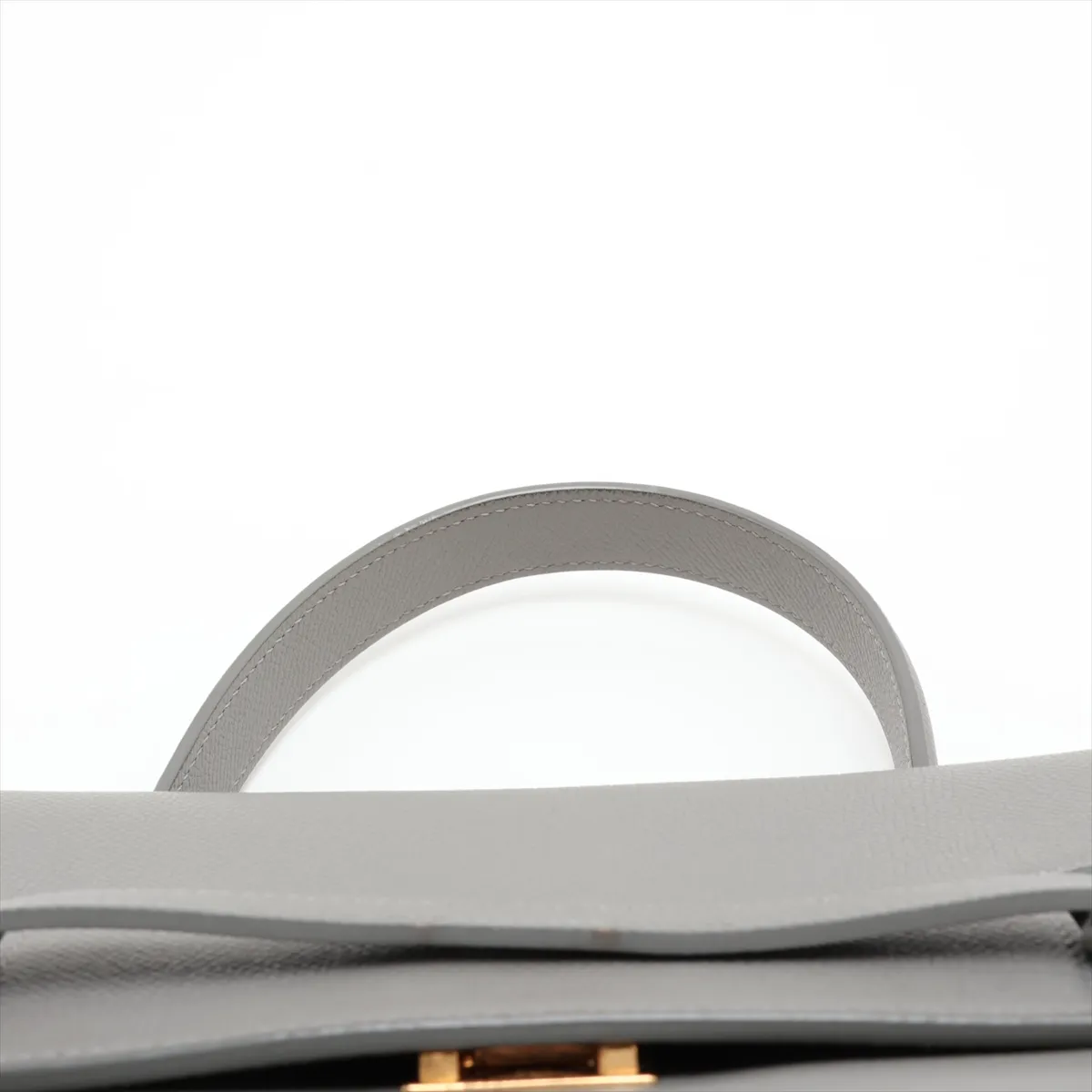 Belt Bag Micro Leather 2-Way Handbag, Gray — view 6