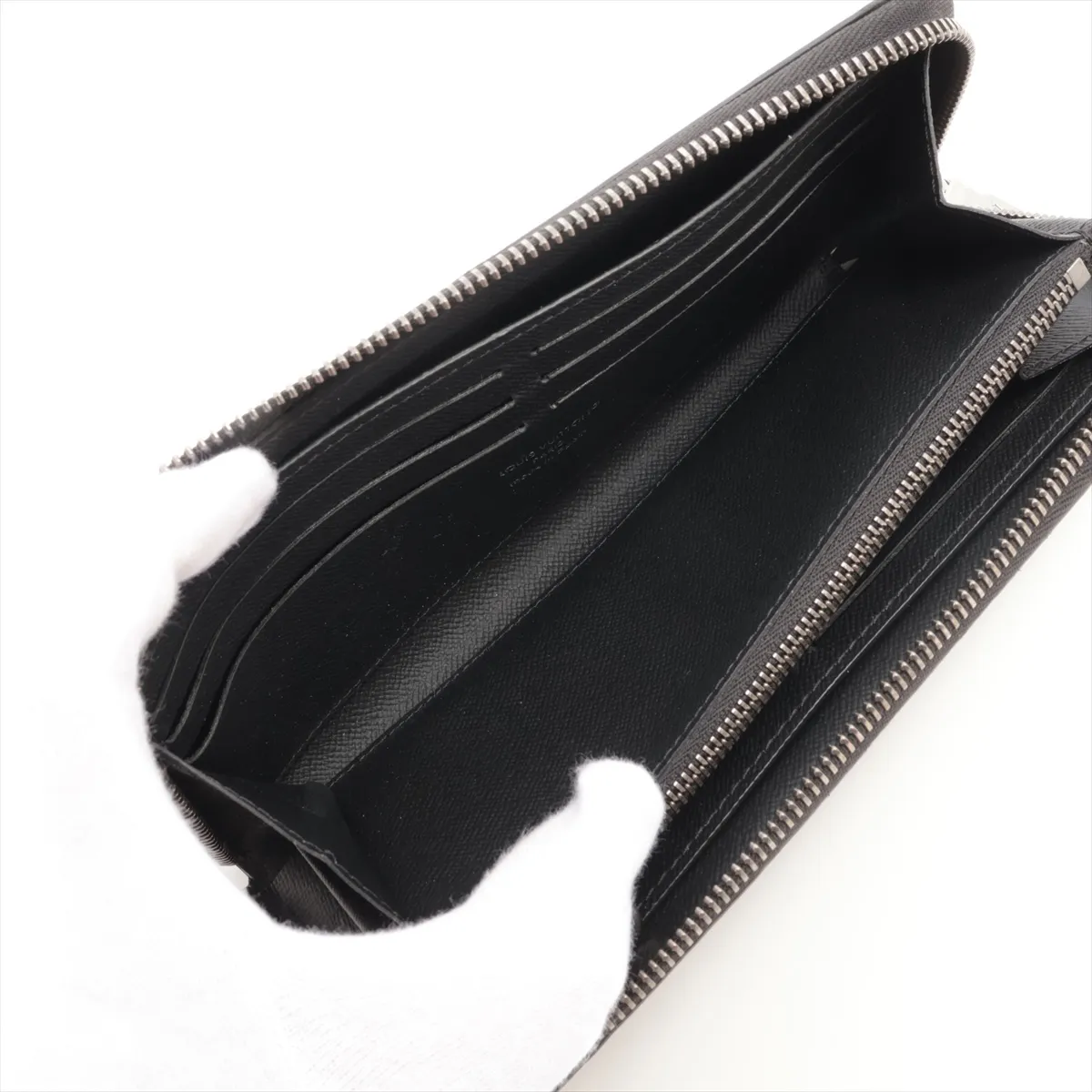 Monogram Eclipse Zippy Wallet Horizontal M11611 Noir Round Zip Wallet (RFID detected) — view 4