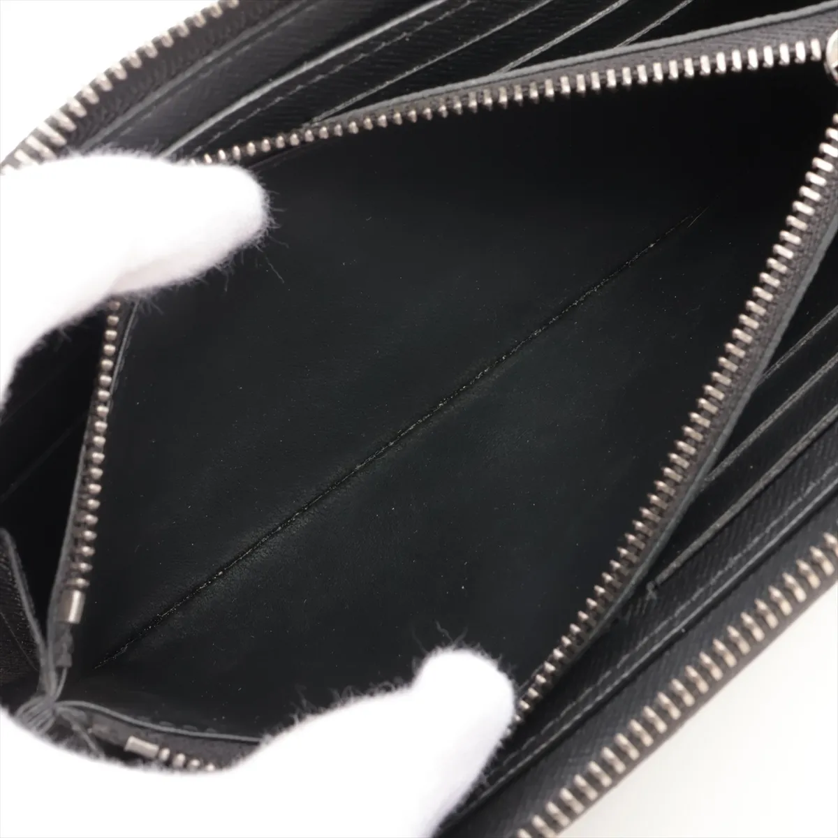 Monogram Eclipse Zippy Wallet Horizontal M11611 Noir Round Zip Wallet (RFID detected) — view 8