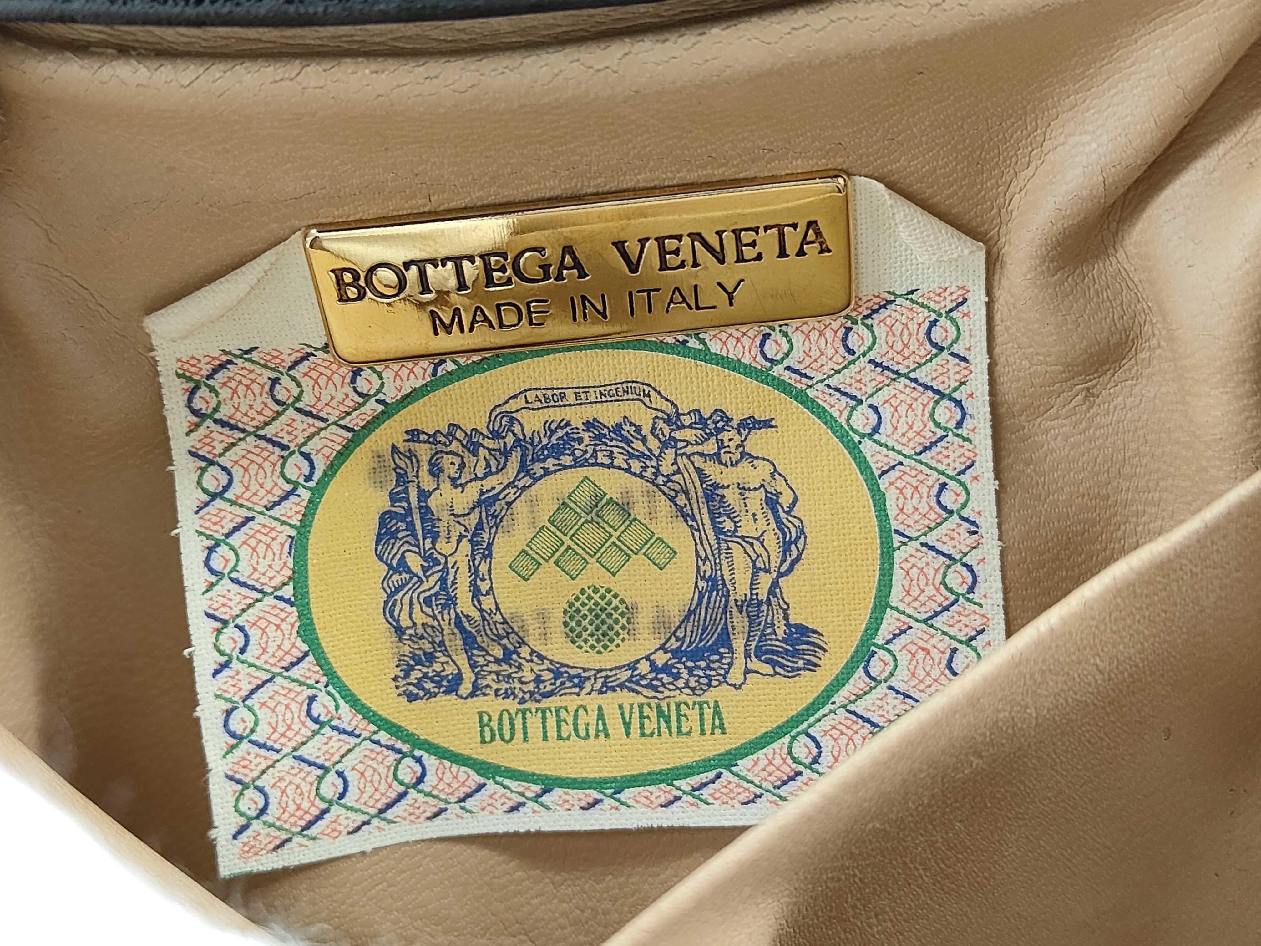 Intrecciato Clasp Handbag with Tag and Pouch — view 12