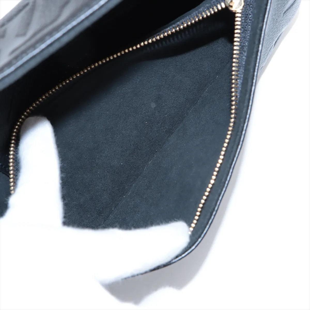 Monogram Empreinte Wallet on Chain Ivy M82154 Black (RFID detected) — view 7