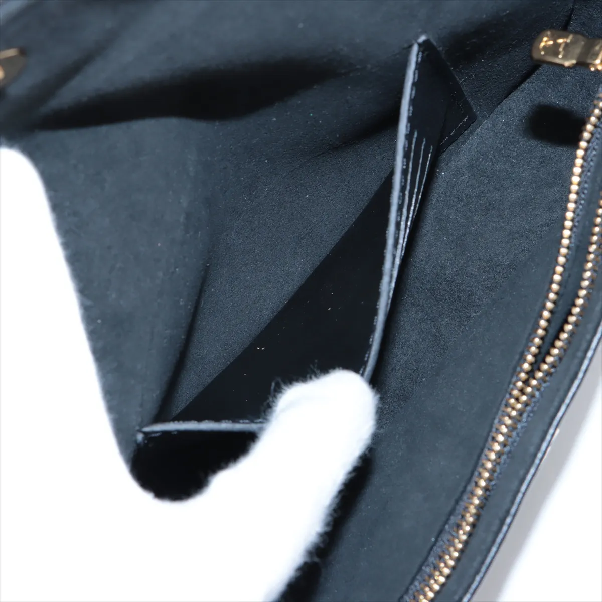 Monogram Empreinte Wallet on Chain Ivy M82154 Black (RFID detected) — view 8