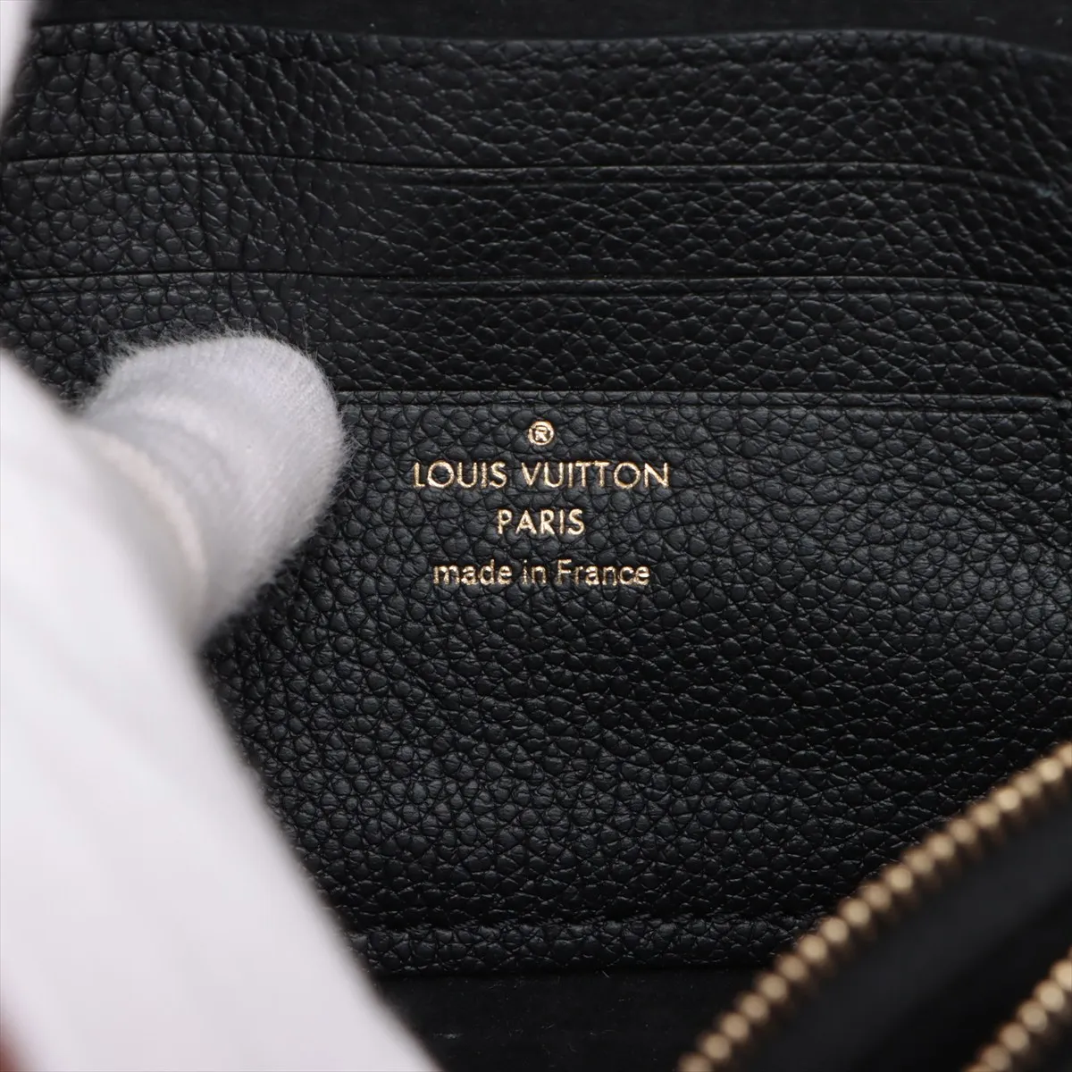 Monogram Empreinte Wallet on Chain Ivy M82154 Black (RFID detected) — view 9