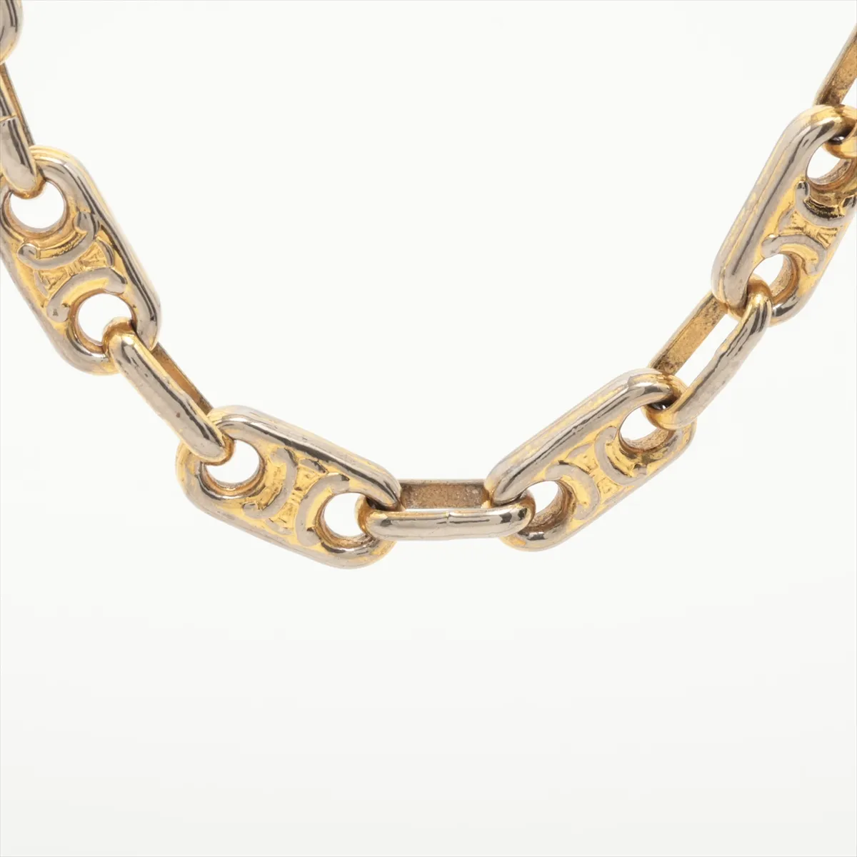 Macadam Necklace, GP Gold. Shows signs of wear, — view 3