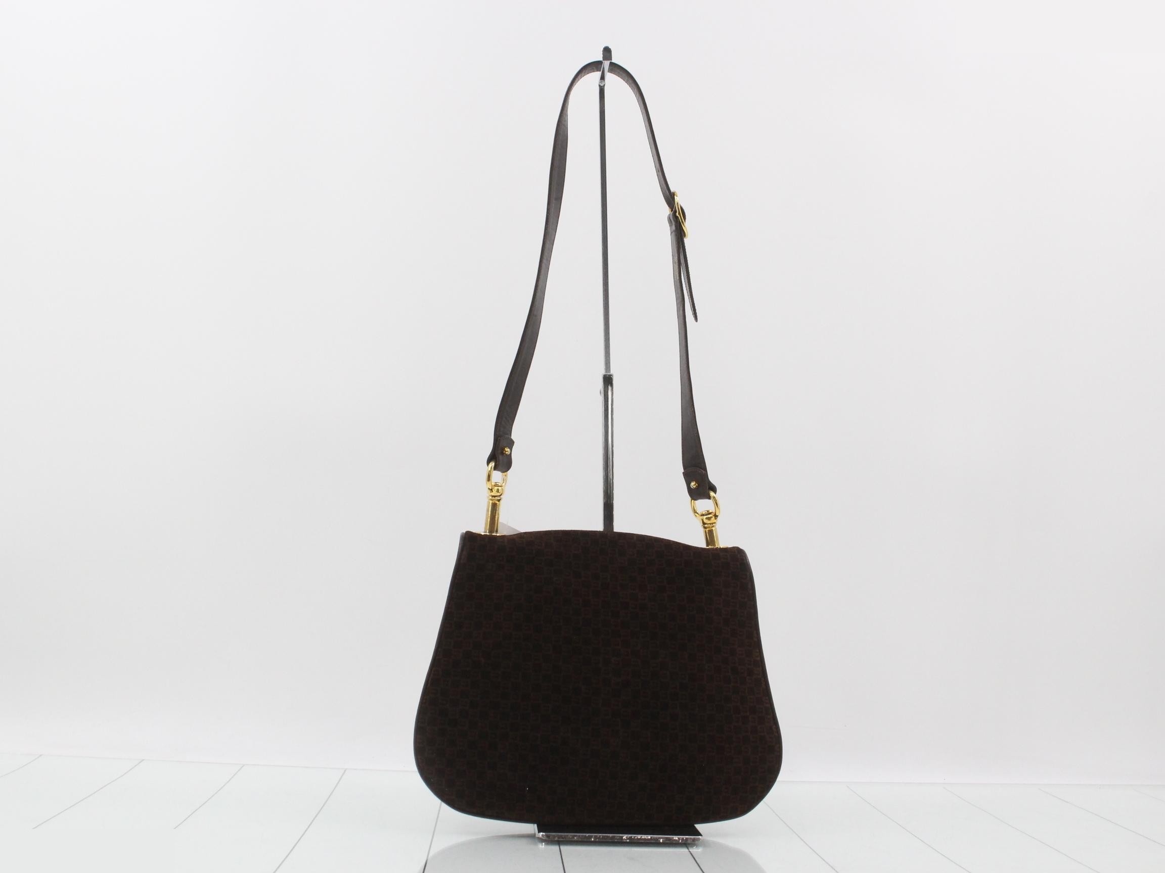 Blondie Square GG Shoulder Bag, Suede/Leather — view 2