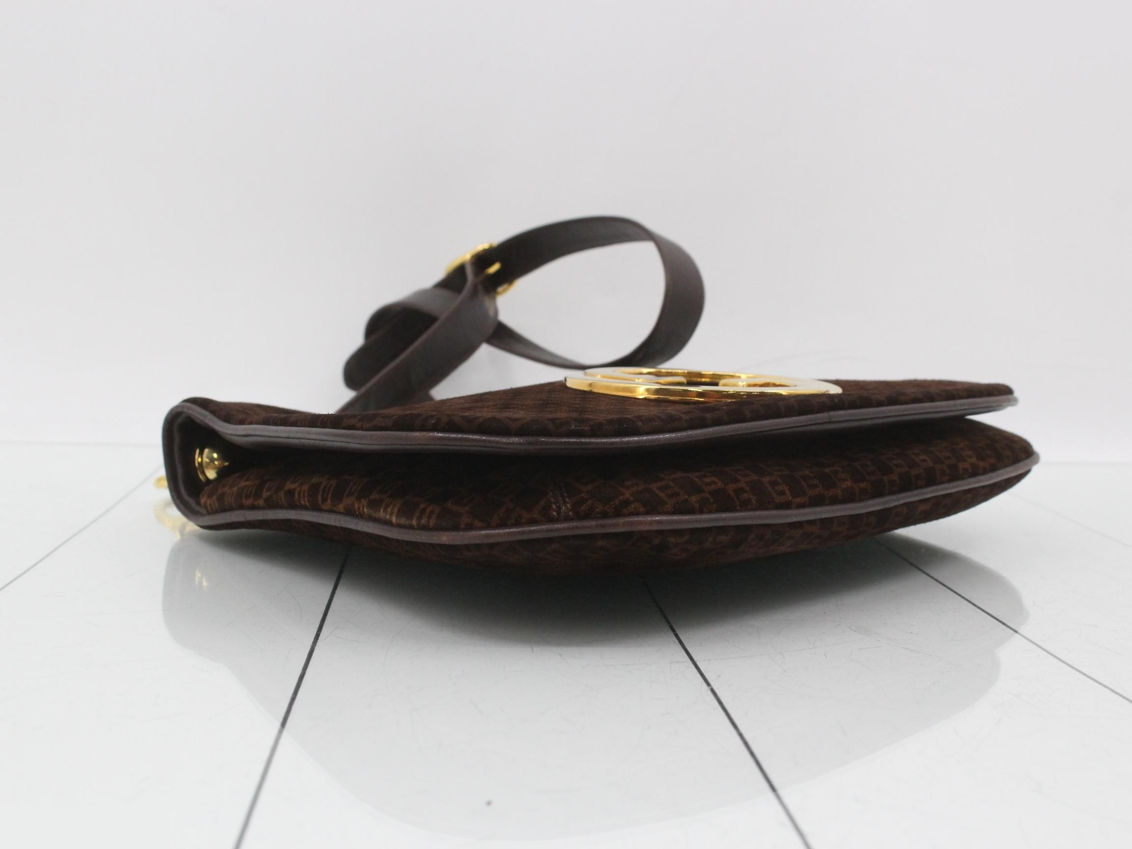 Blondie Square GG Shoulder Bag, Suede/Leather — view 5