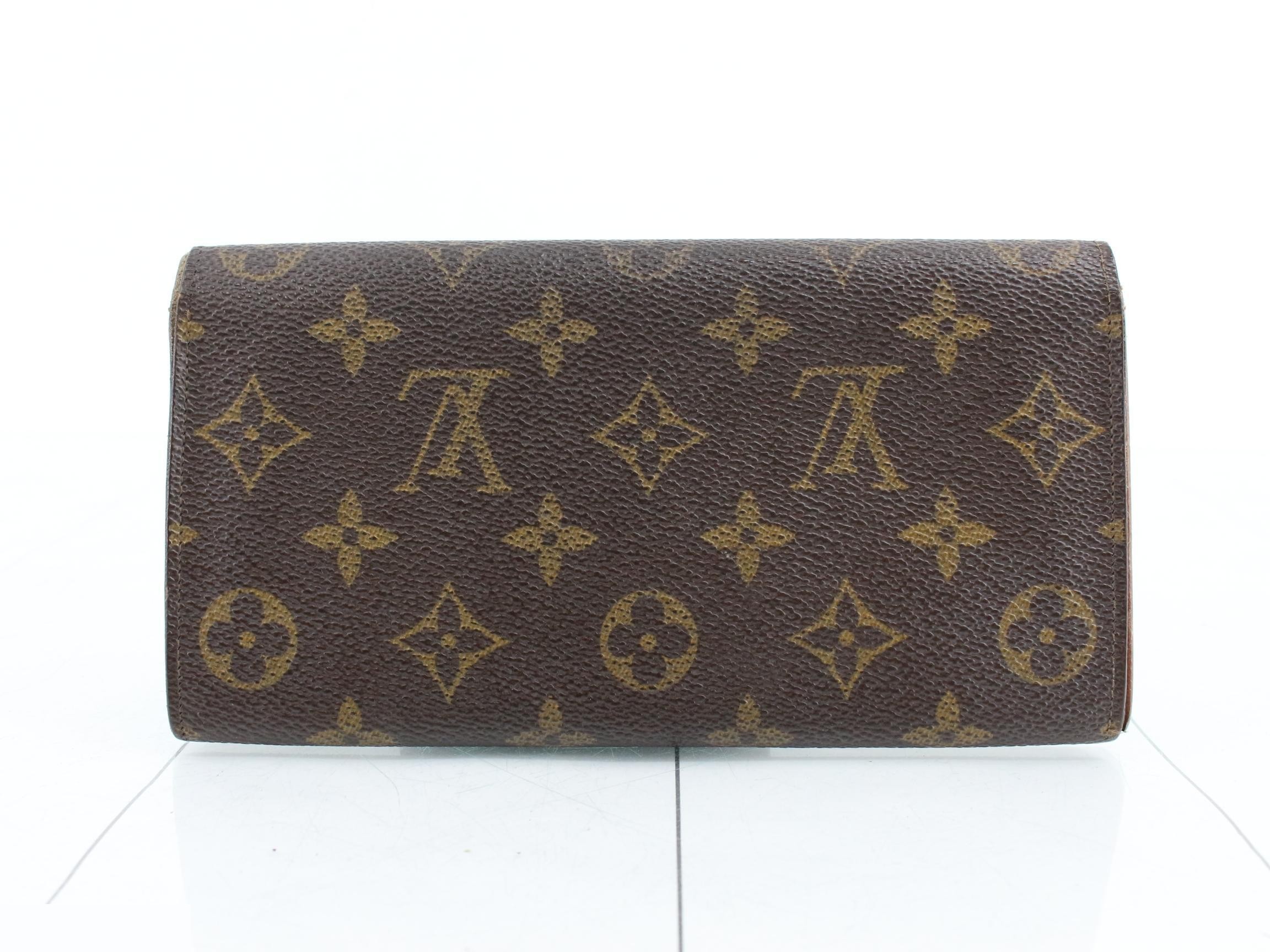M61725 Pochette Portemonnaie Credit Long Wallet, Monogram, Brown — view 2