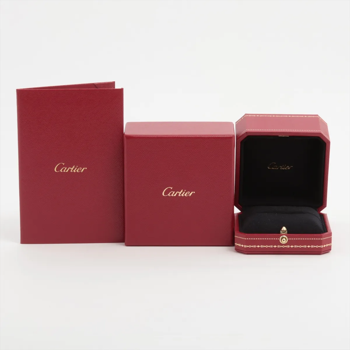 Etincelle de Cartier Half Eternity Diamond Ring, Pt950, 2.8g, Size 49, QLB072 — view 5
