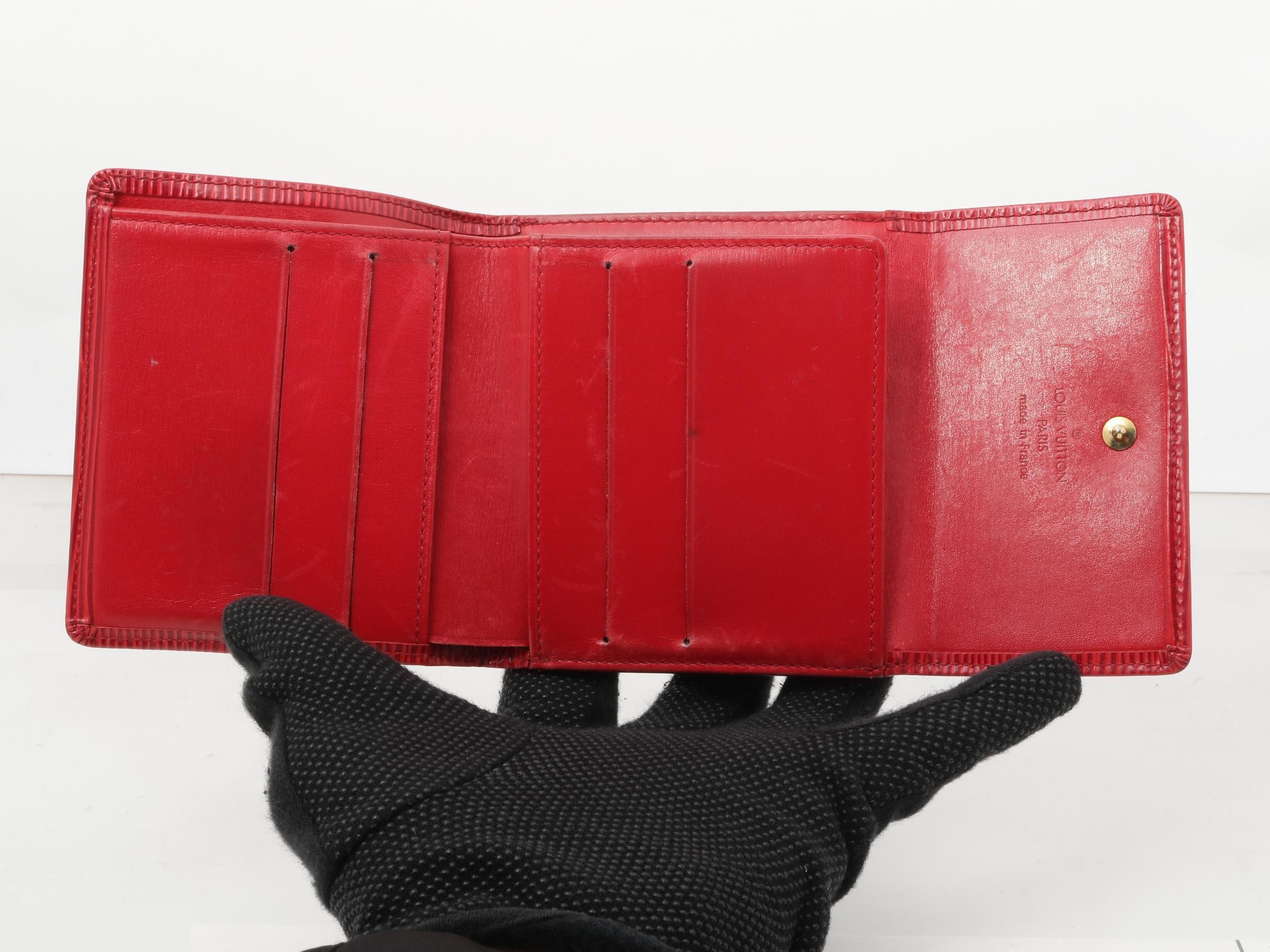 Portemonnaie Billet Carte Crédit Castilian Red — view 4