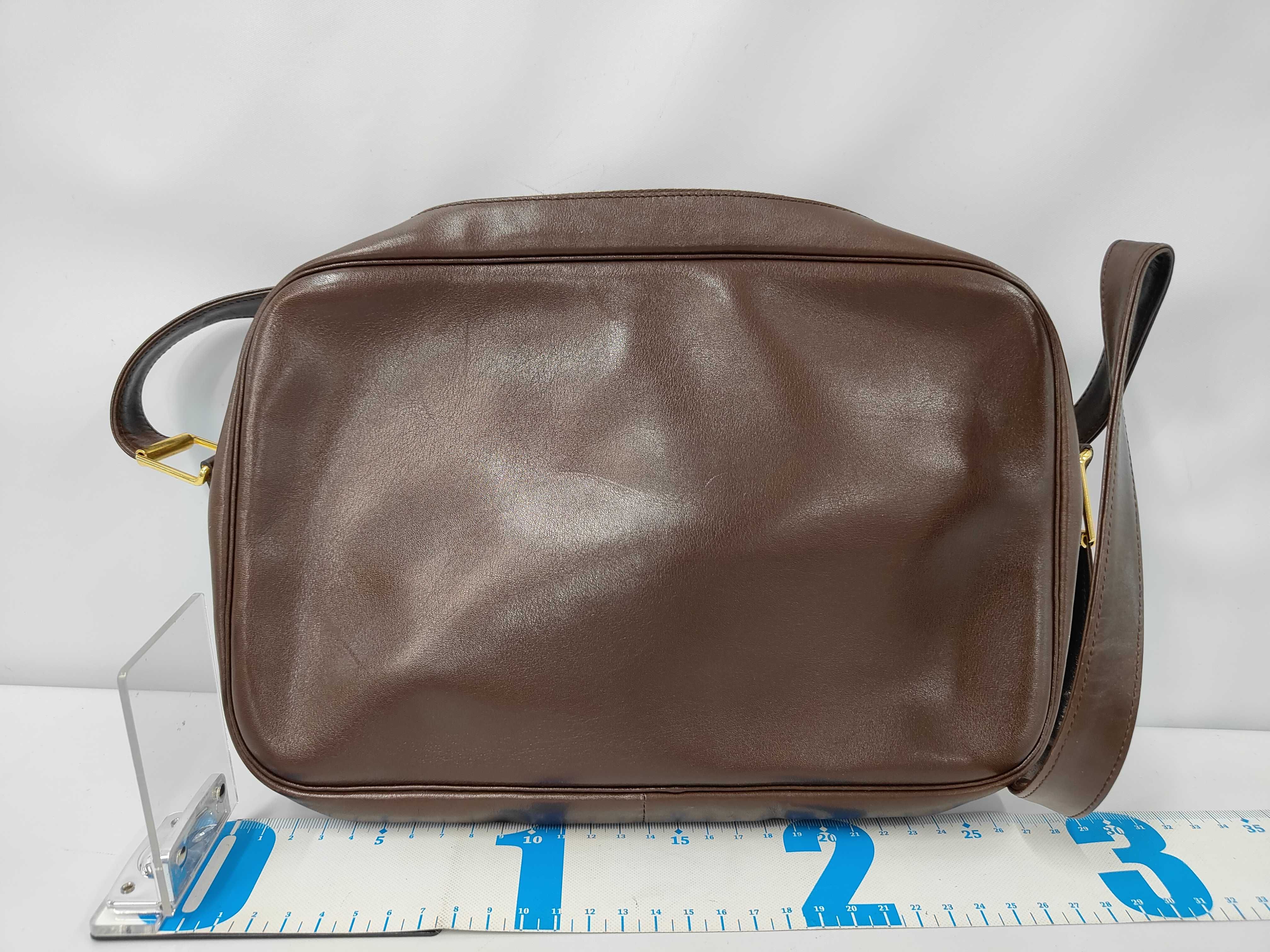 Trotter Pattern Leather Shoulder Bag — view 2