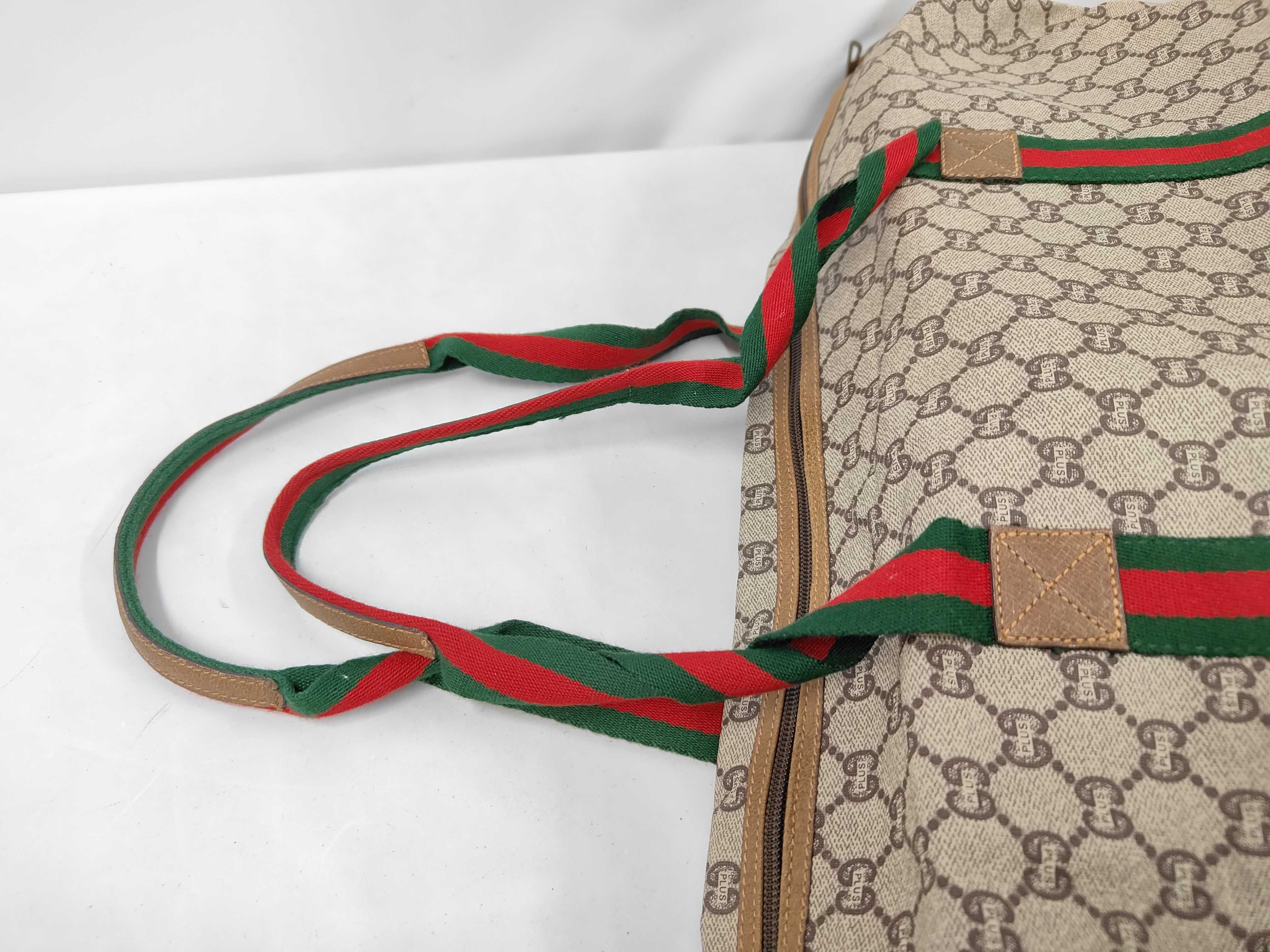 Old GG Supreme Sherry Line Boston Bag — view 5
