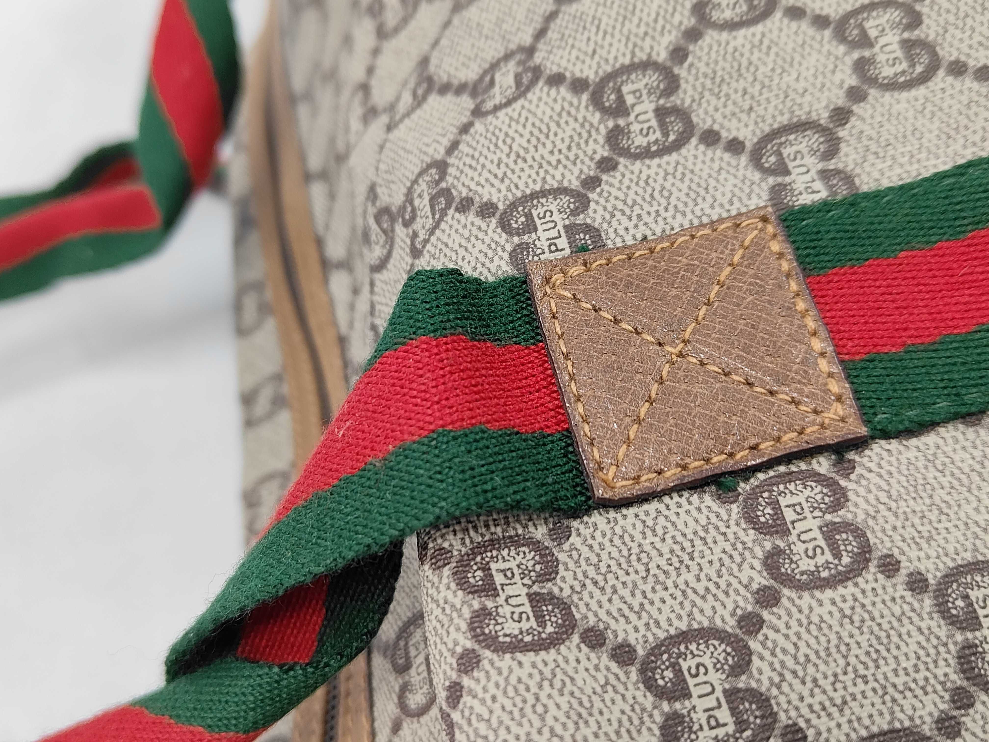 Old GG Supreme Sherry Line Boston Bag — view 6