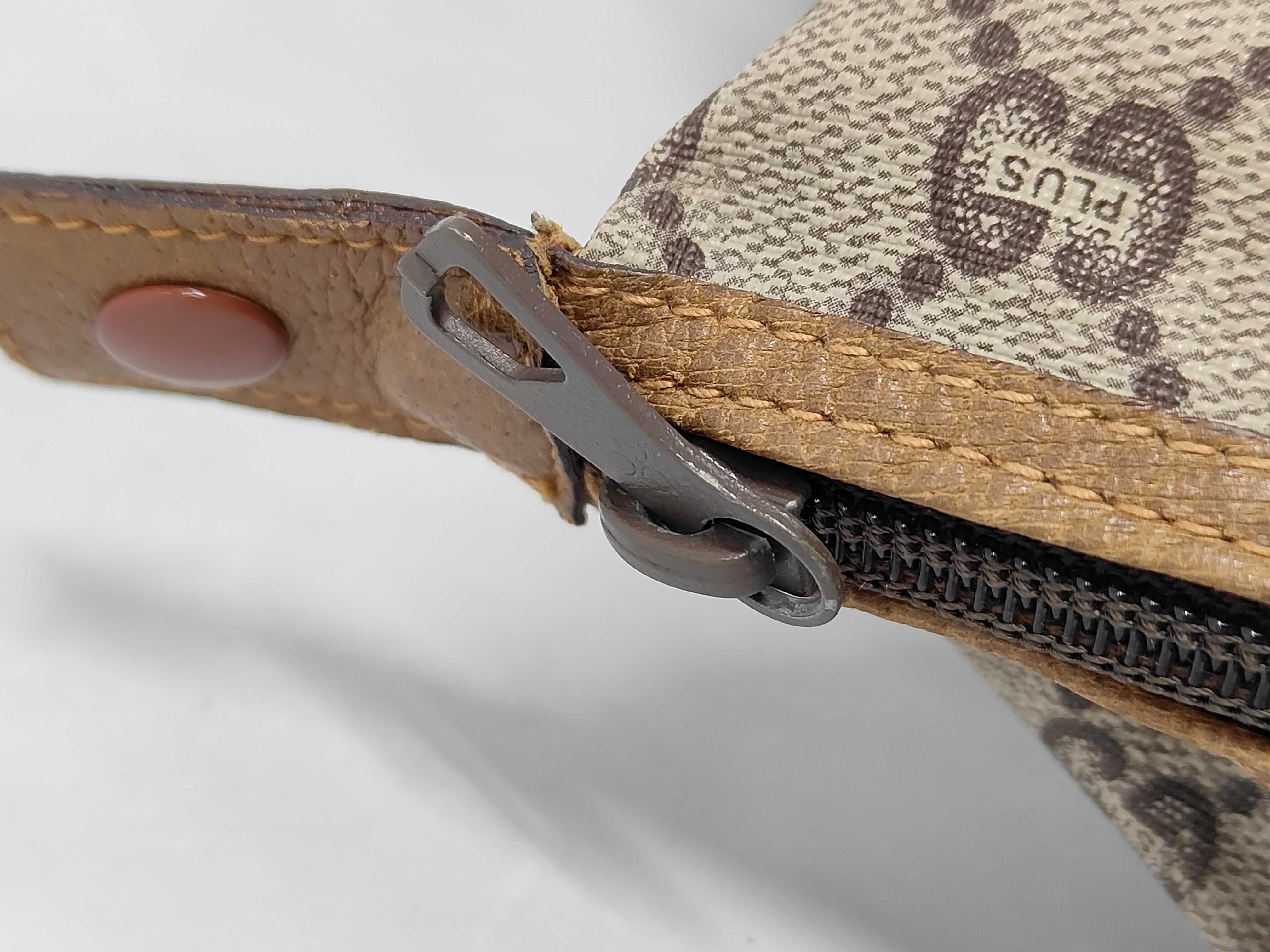 Old GG Supreme Sherry Line Boston Bag — view 8