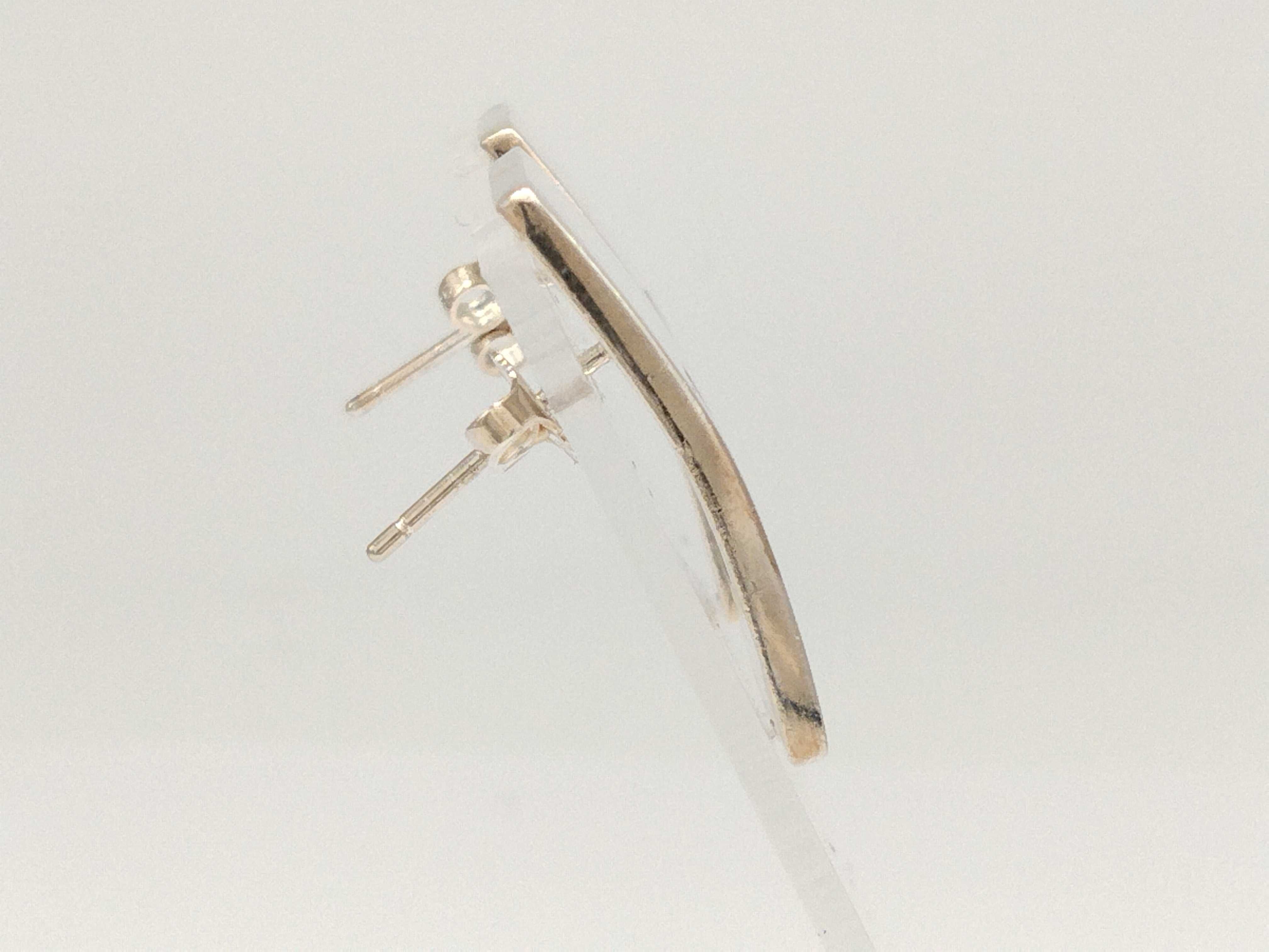 G-logo Sterling Silver 925 (SV) Square Earrings — view 2