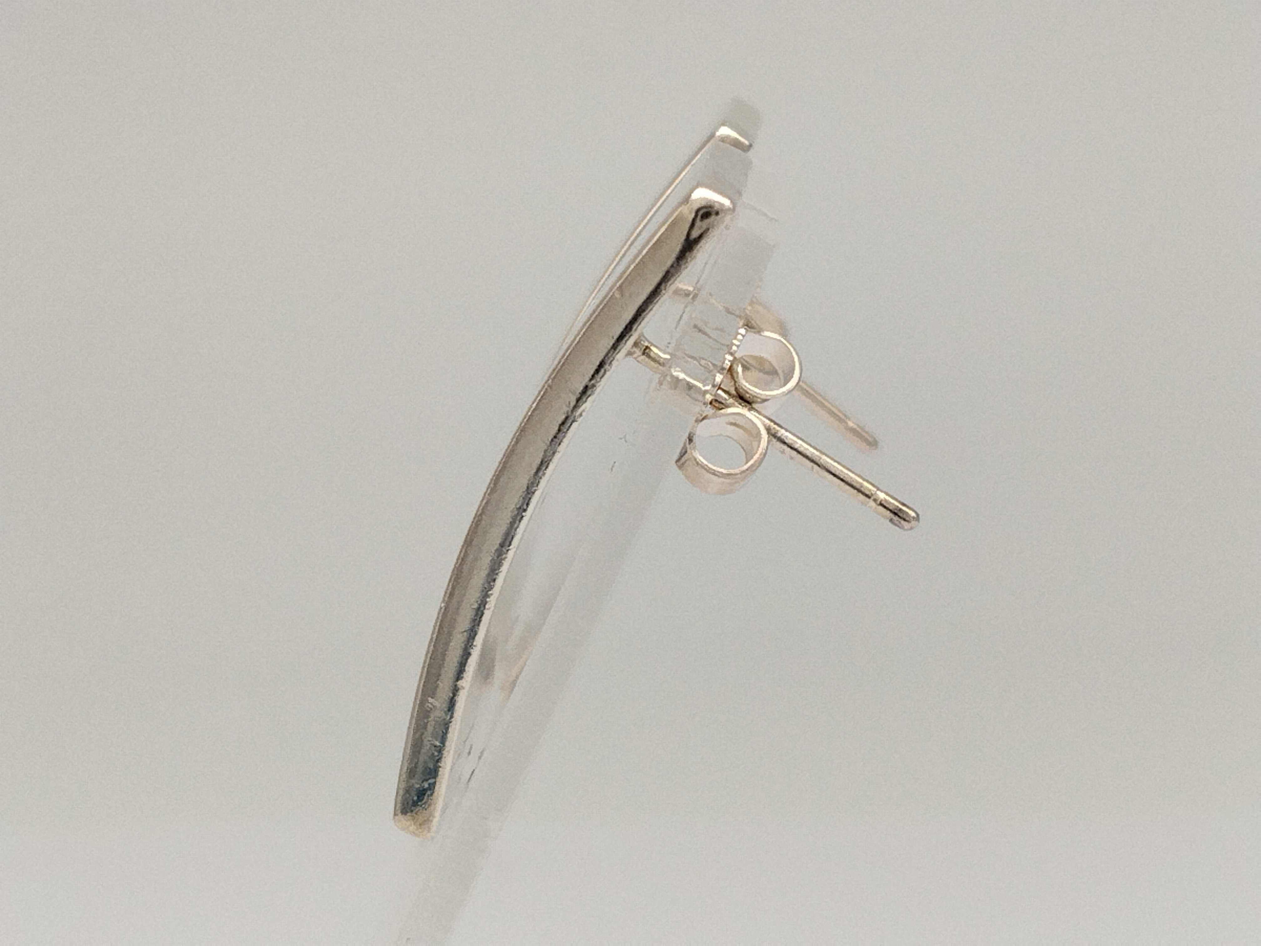 G-logo Sterling Silver 925 (SV) Square Earrings — view 4