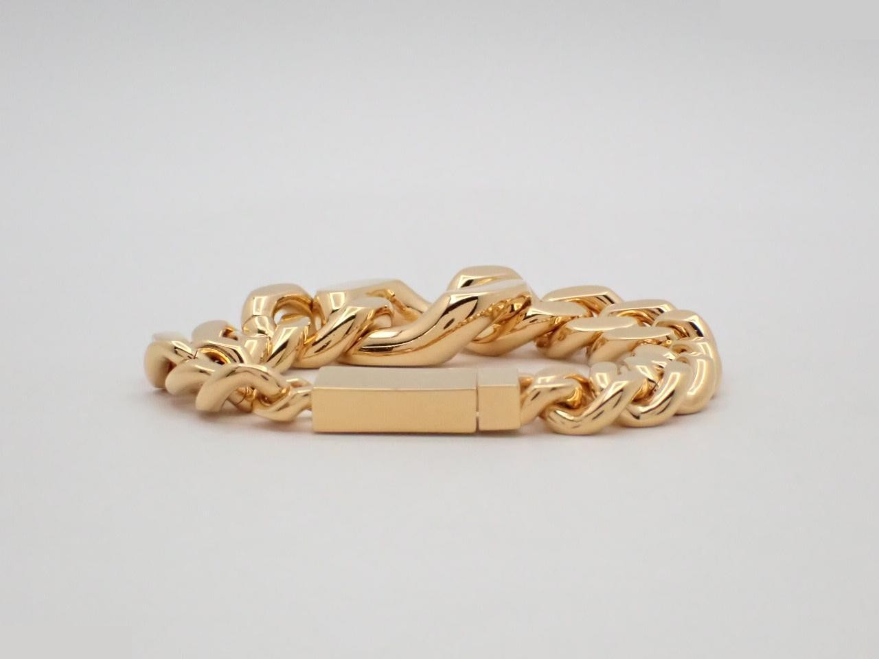 Chain bracelet, gold (GP) — view 2