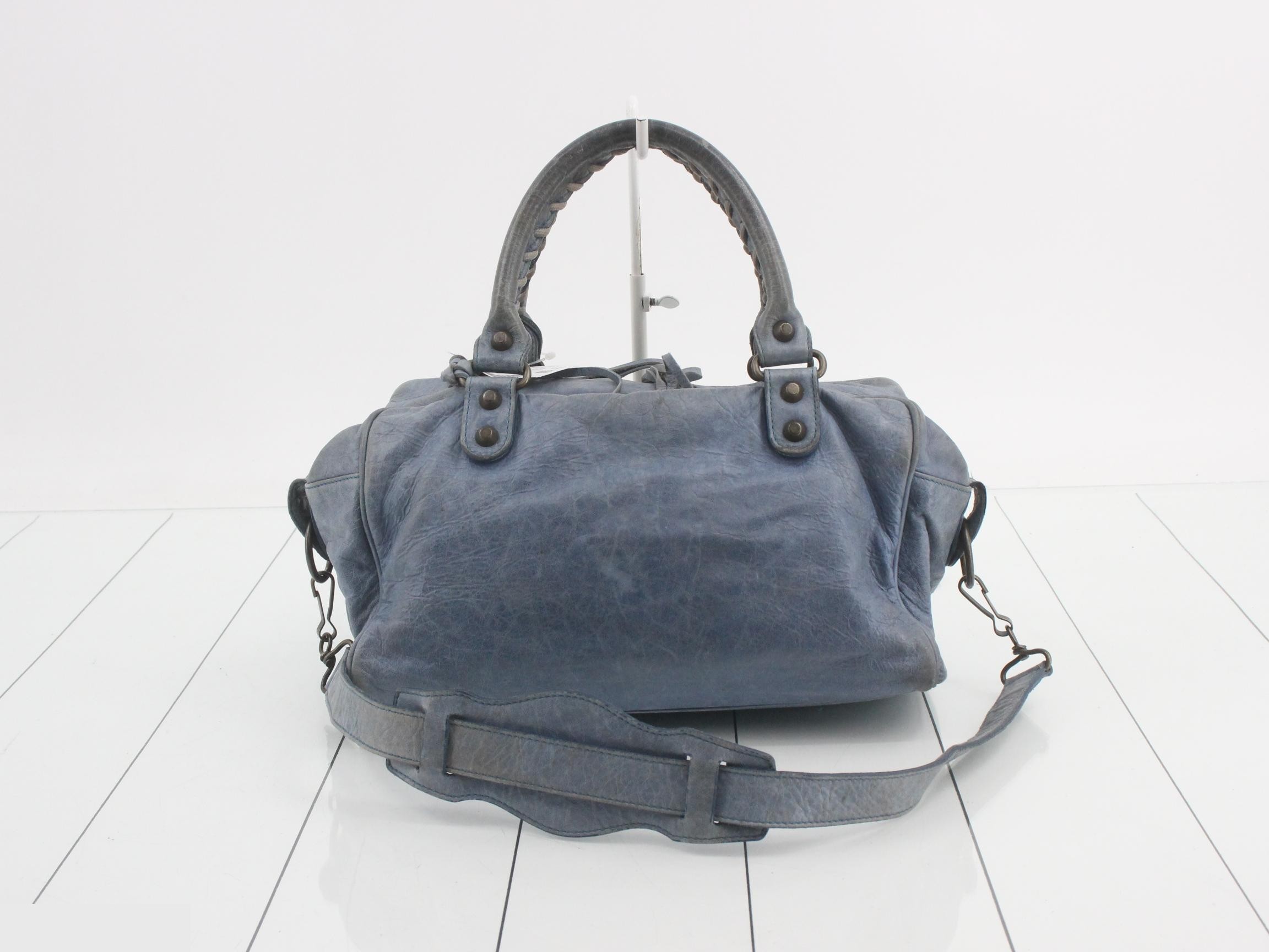 The City 2-Way Bag with Shoulder Strap, Blue, with Mirror — view 2