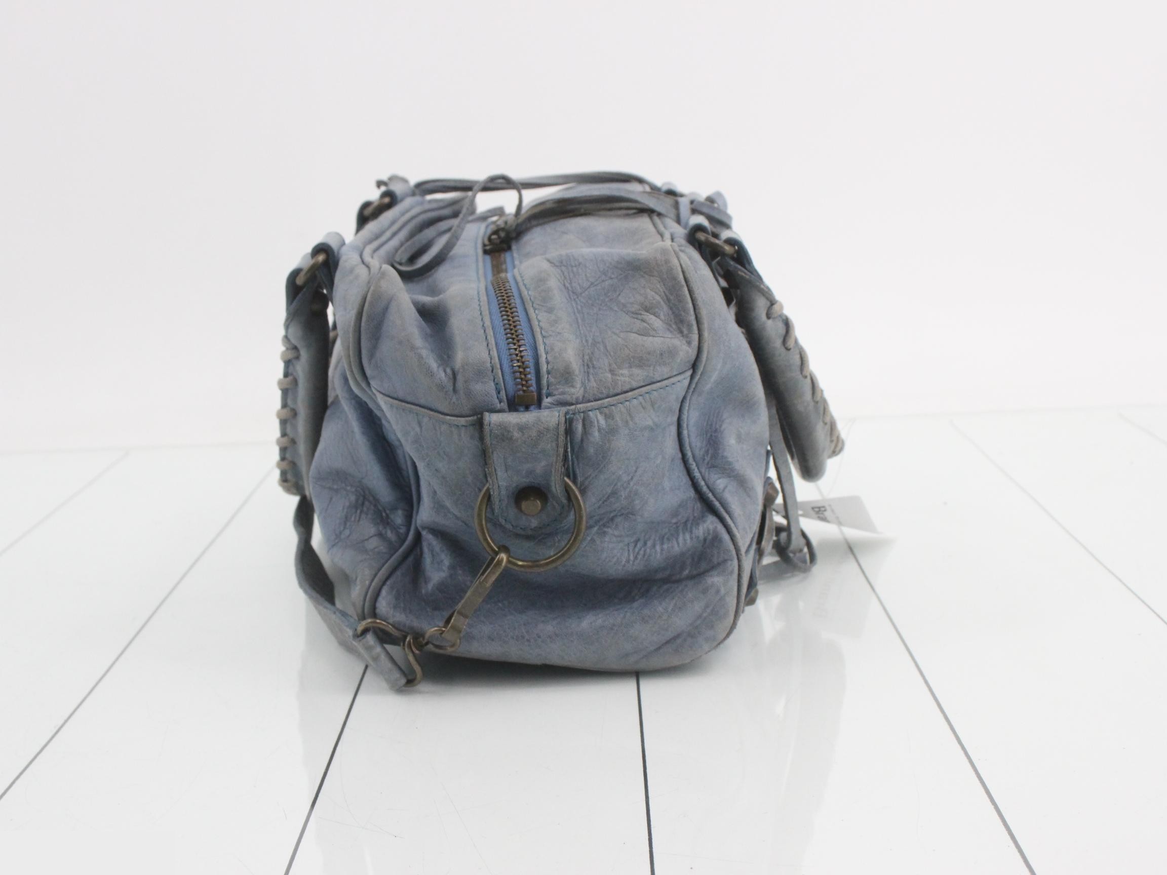 The City 2-Way Bag with Shoulder Strap, Blue, with Mirror — view 4