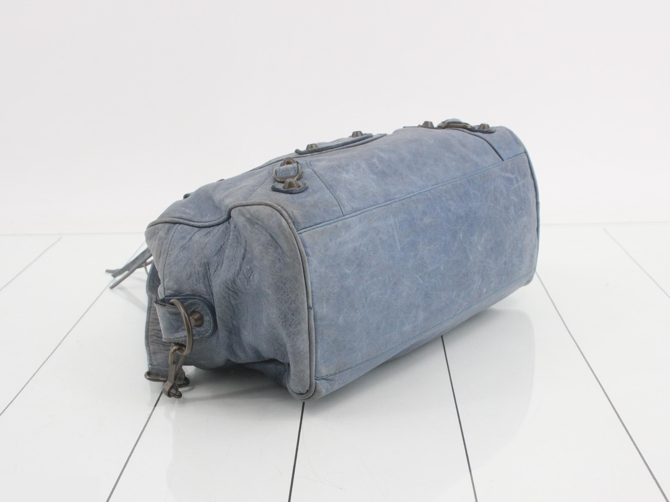 The City 2-Way Bag with Shoulder Strap, Blue, with Mirror — view 5