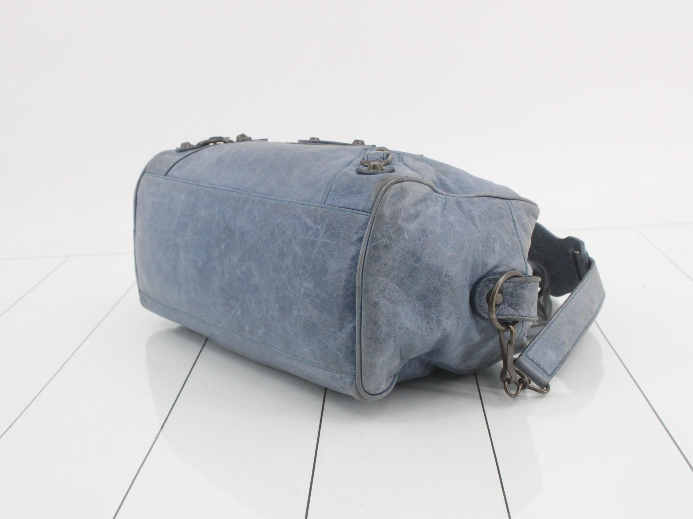 The City 2-Way Bag with Shoulder Strap, Blue, with Mirror — view 6