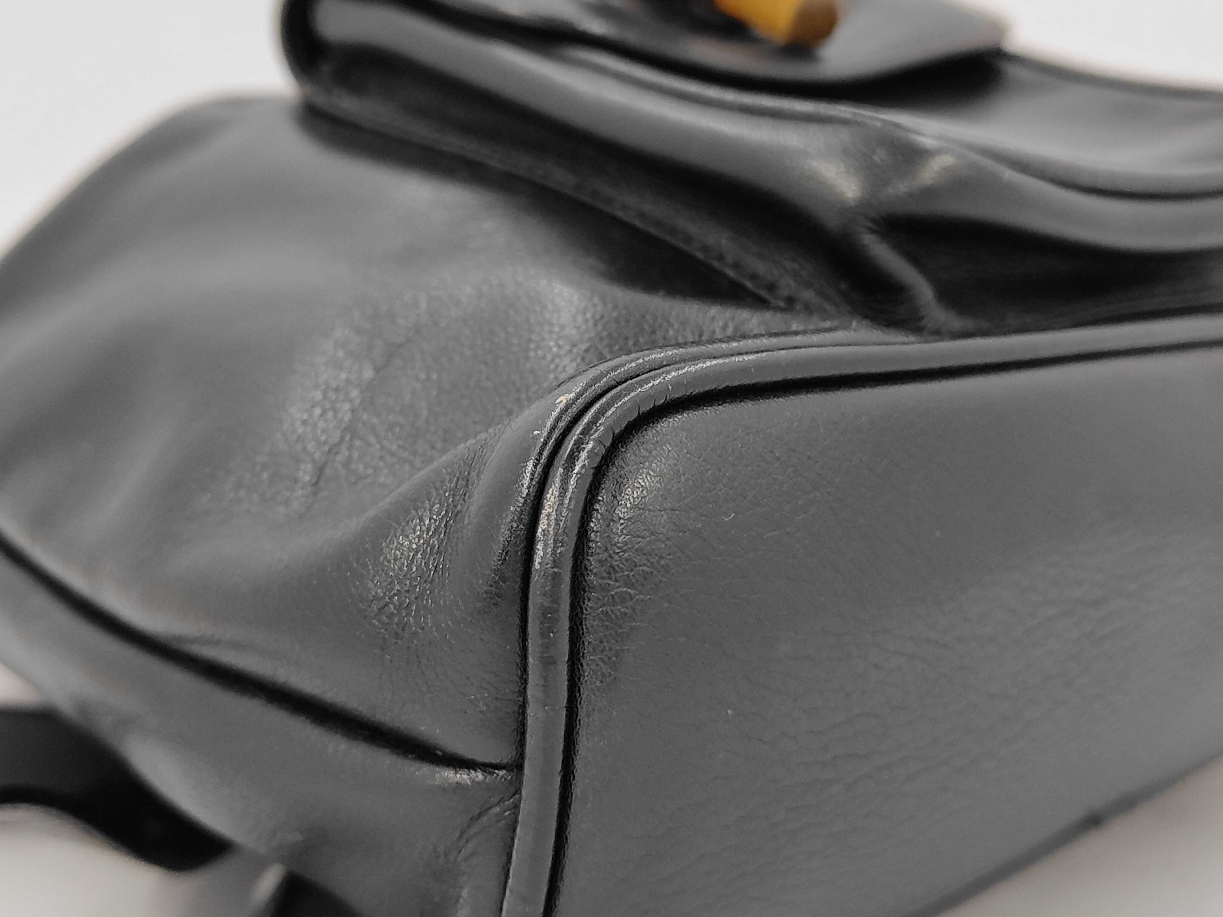 Mini Backpack Bamboo Black Rucksack — view 7