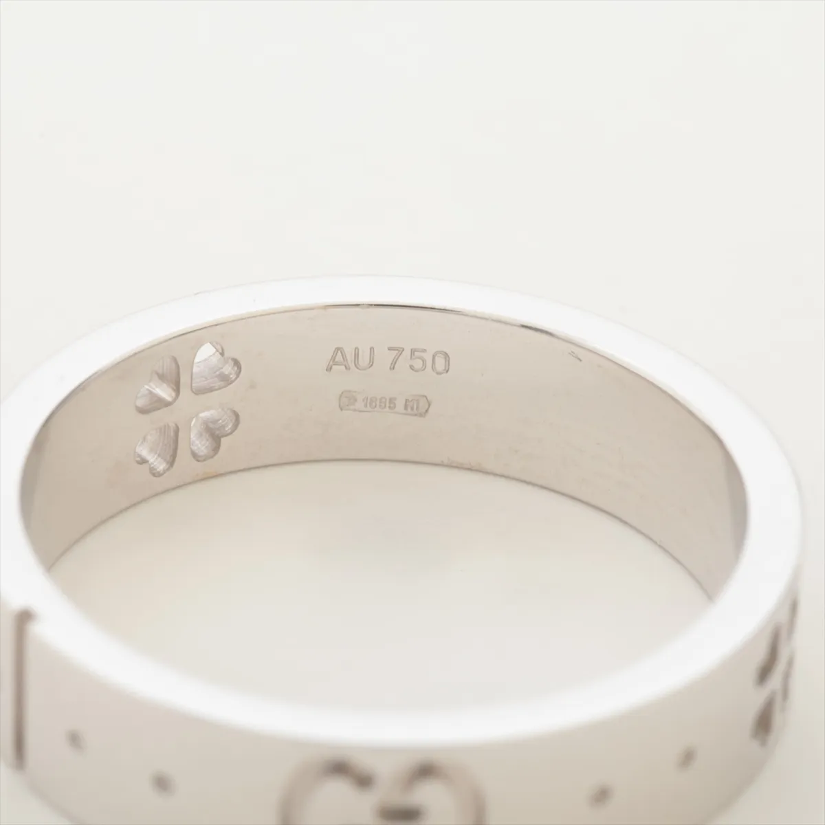 Icon Amour Forever Ring, 750 (WG), 3.3g, 7 Initials — view 4