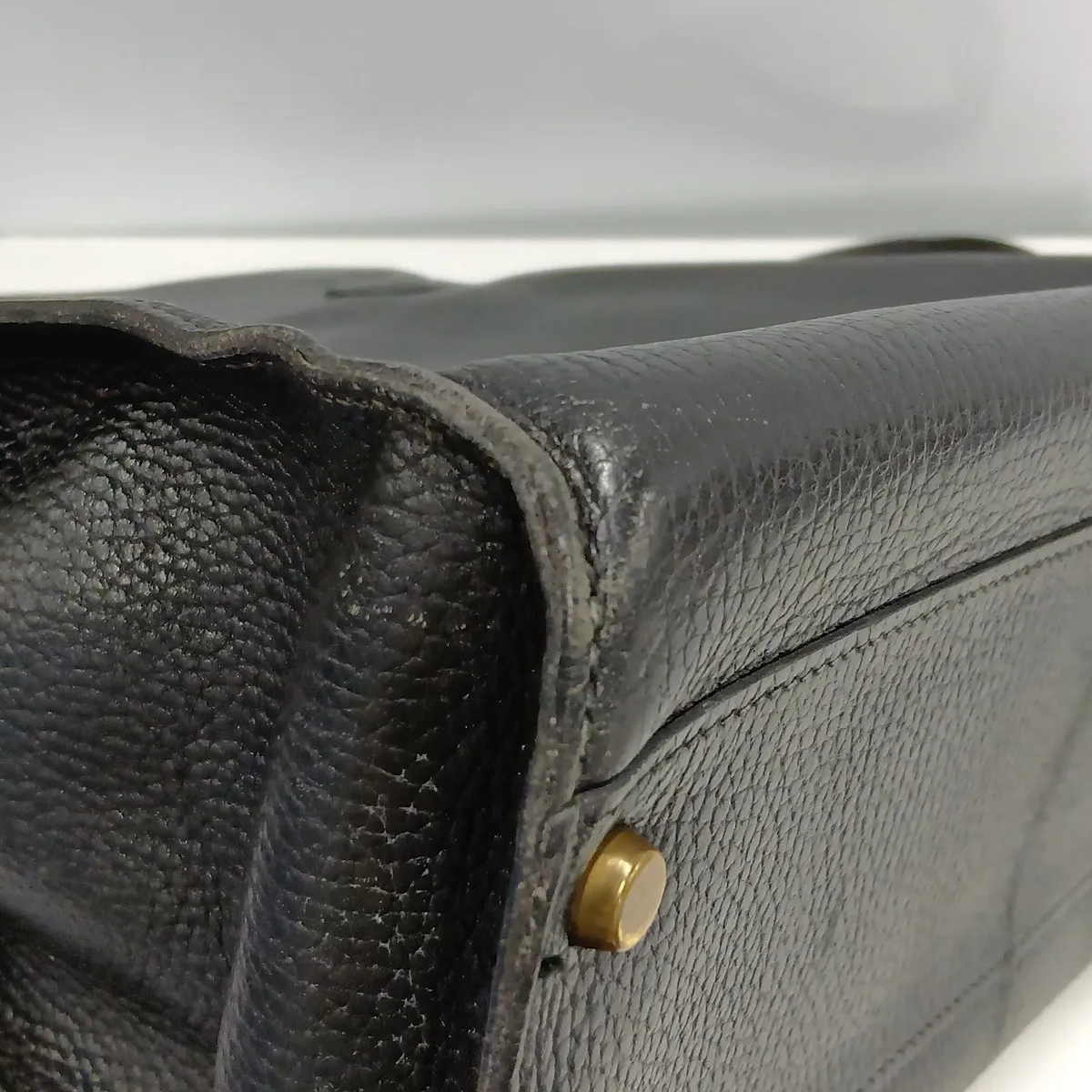[Individually packaged] Hermes Kelly Sport GM Ardennes Black Gold Hardware R: 1988 — view 14