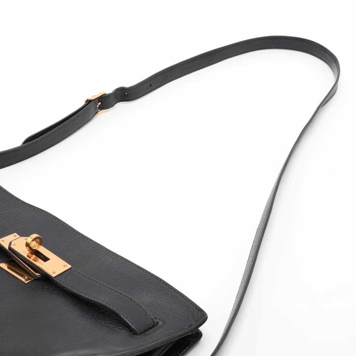 [Individually packaged] Hermes Kelly Sport GM Ardennes Black Gold Hardware R: 1988 — view 5