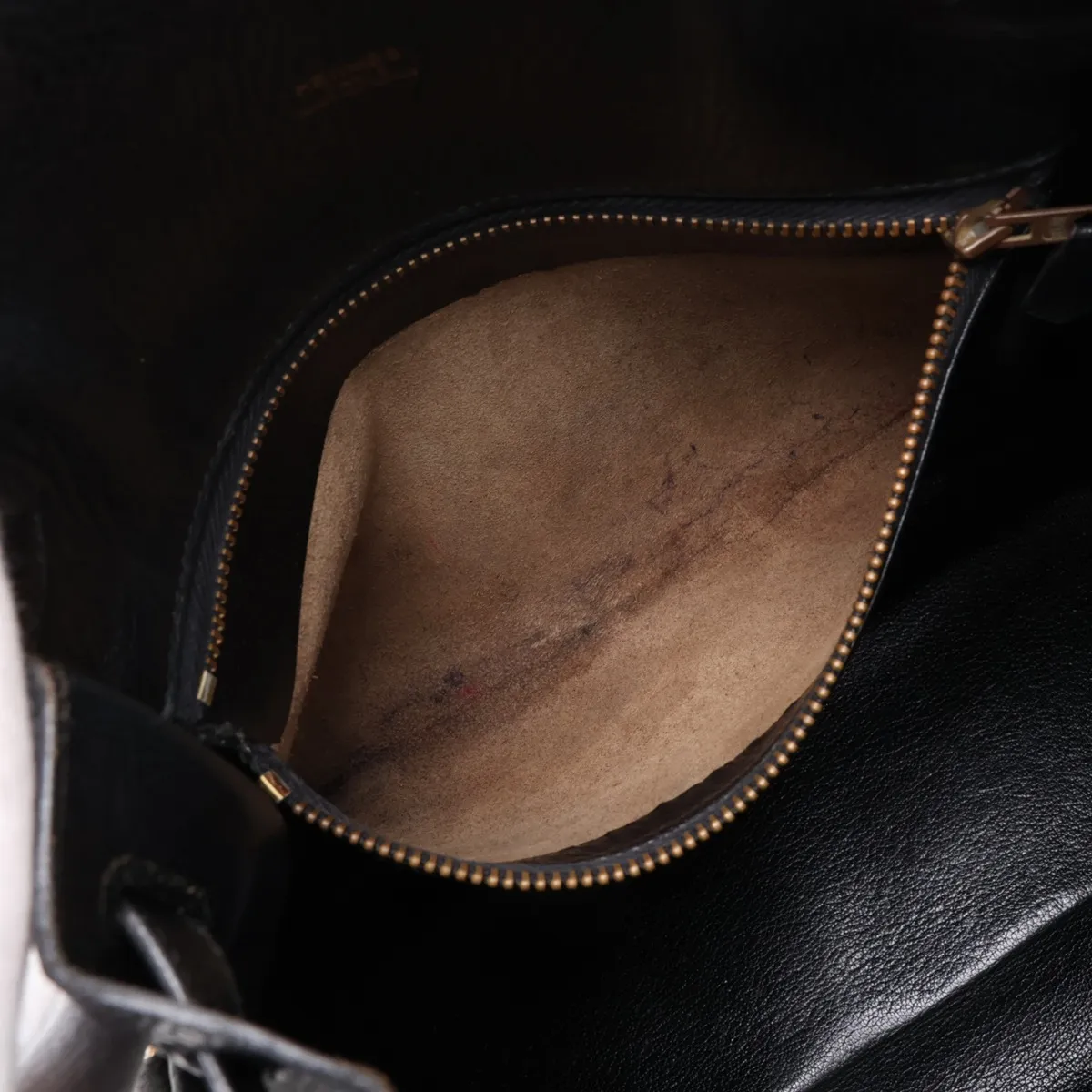 [Individually packaged] Hermes Kelly Sport GM Ardennes Black Gold Hardware R: 1988 — view 7