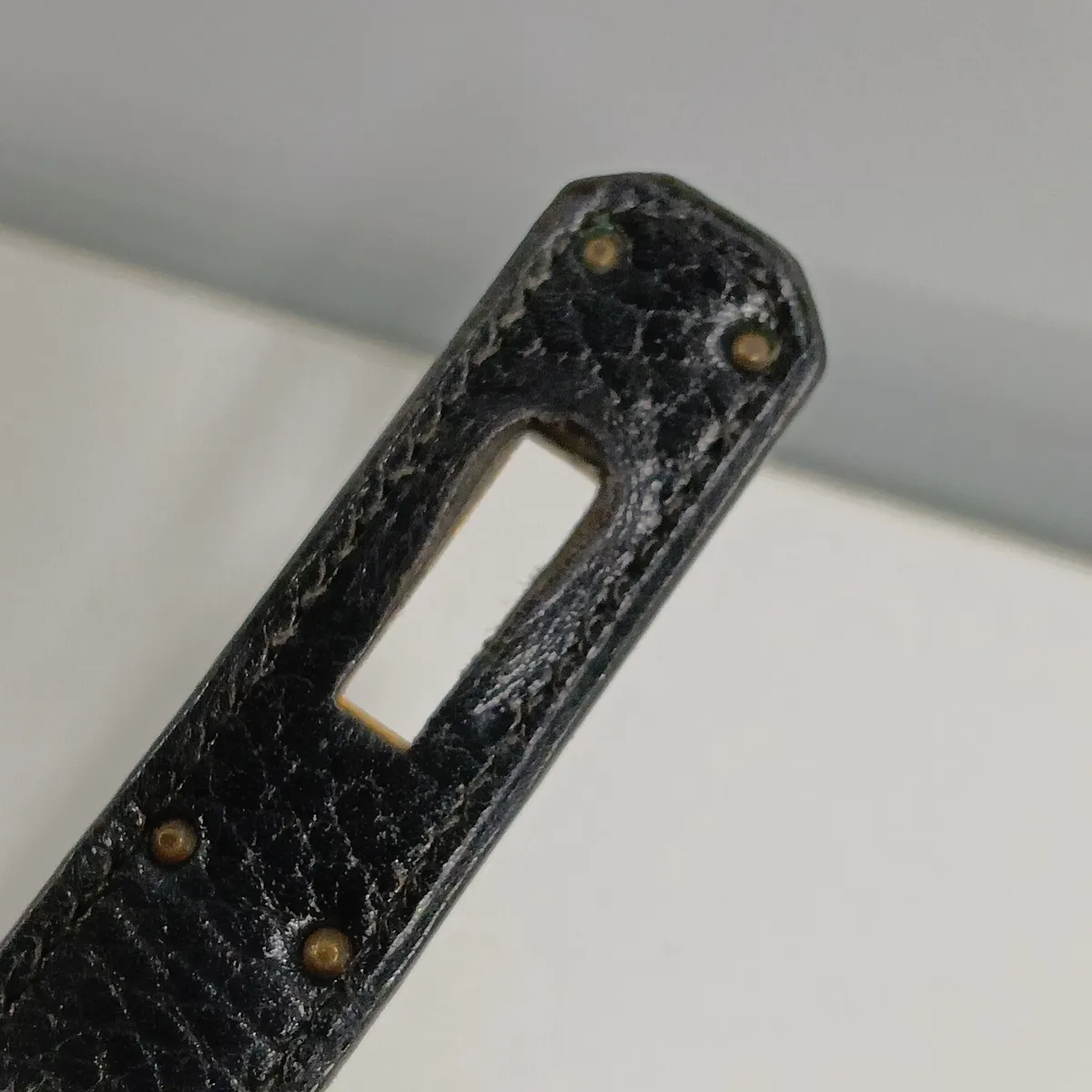 [Individually packaged] Hermes Kelly Sport GM Ardennes Black Gold Hardware R: 1988 — view 10