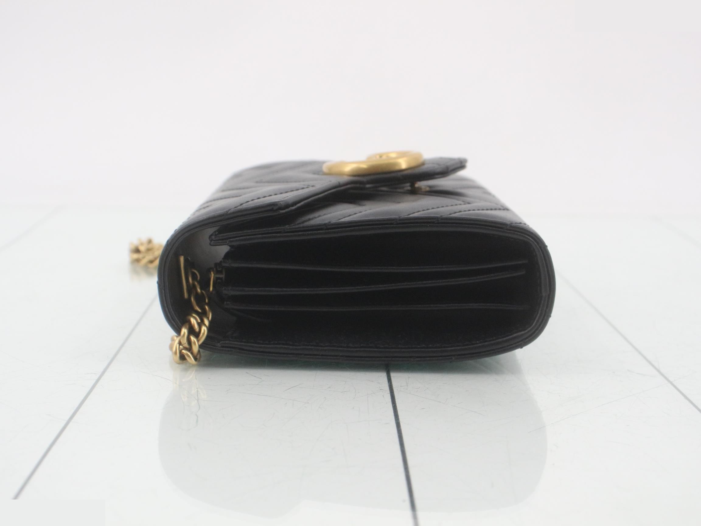 GG Marmont Chain Bag and Chain Wallet - Unused — view 4