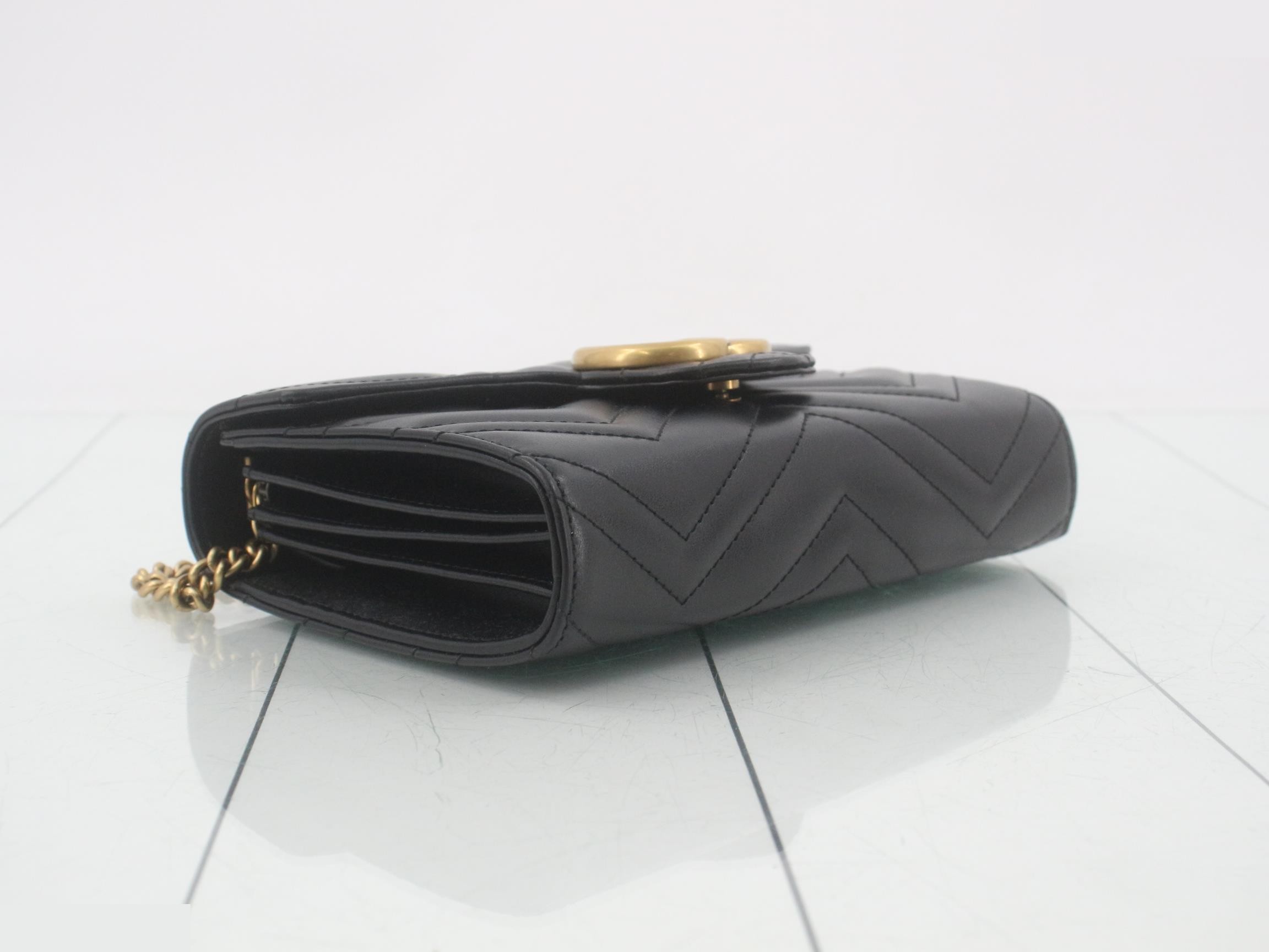 GG Marmont Chain Bag and Chain Wallet - Unused — view 5