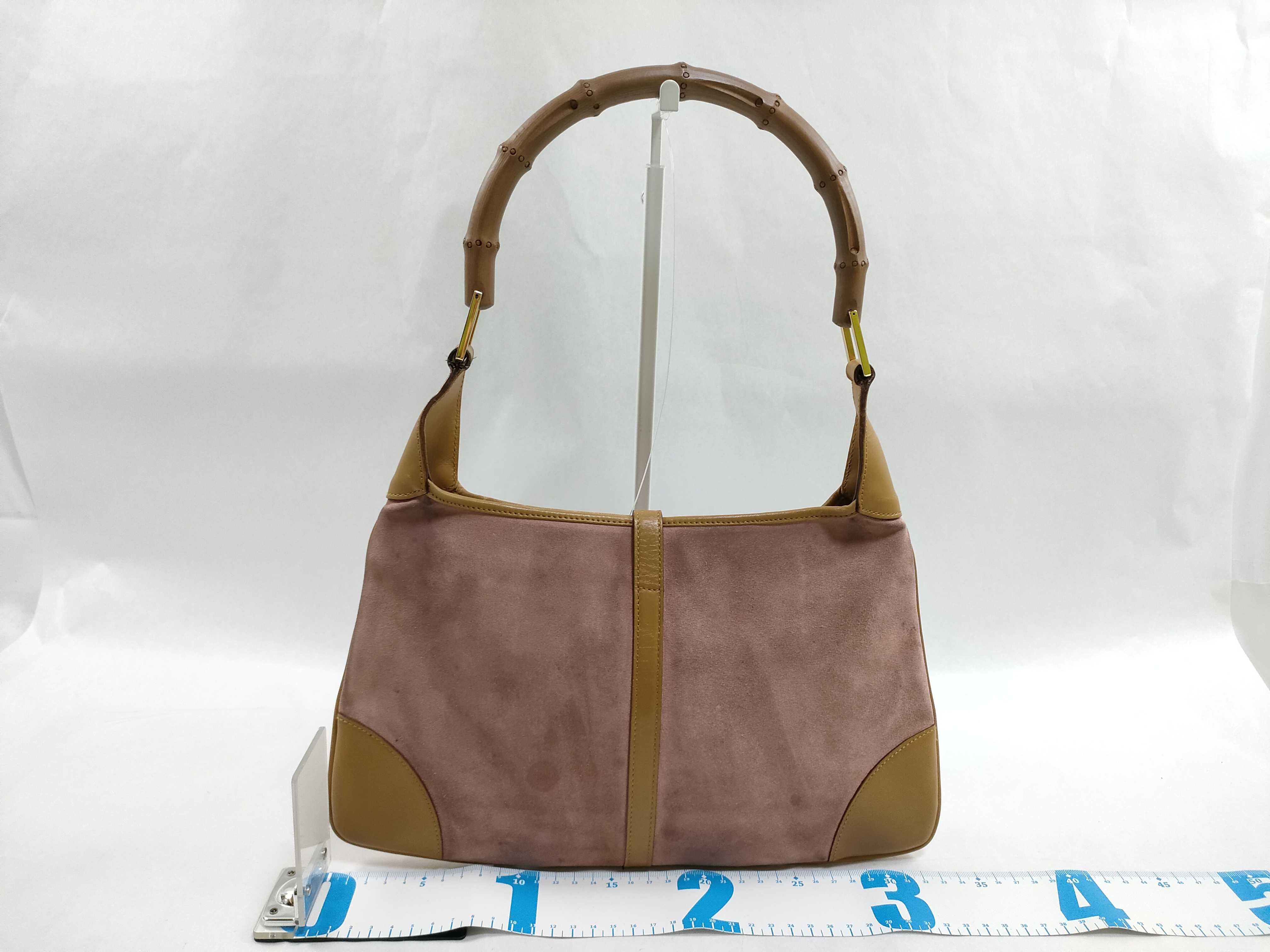 Bamboo Jackie Kandinsky Bamboo Handle Shoulder Bag — view 2