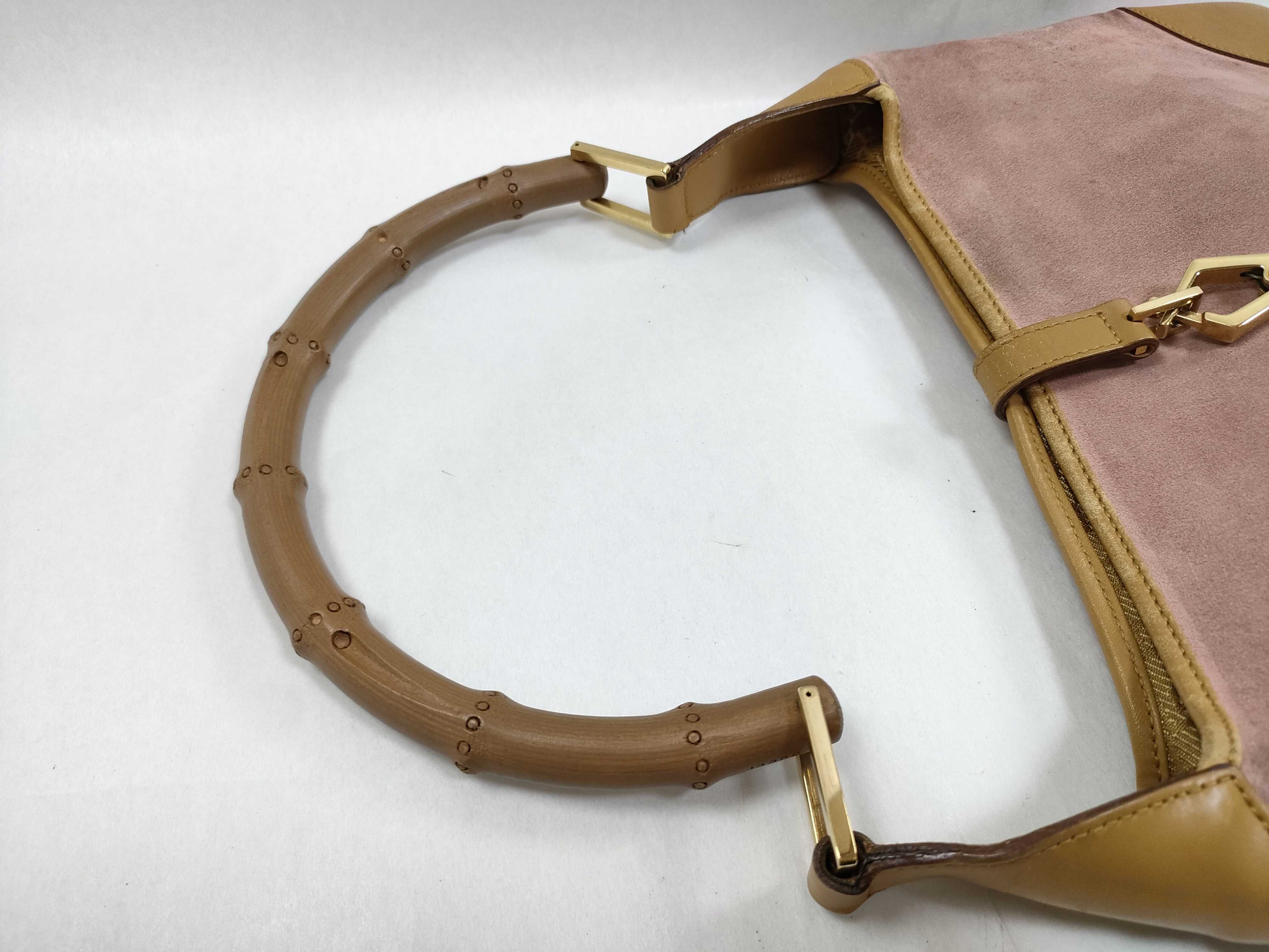 Bamboo Jackie Kandinsky Bamboo Handle Shoulder Bag — view 3