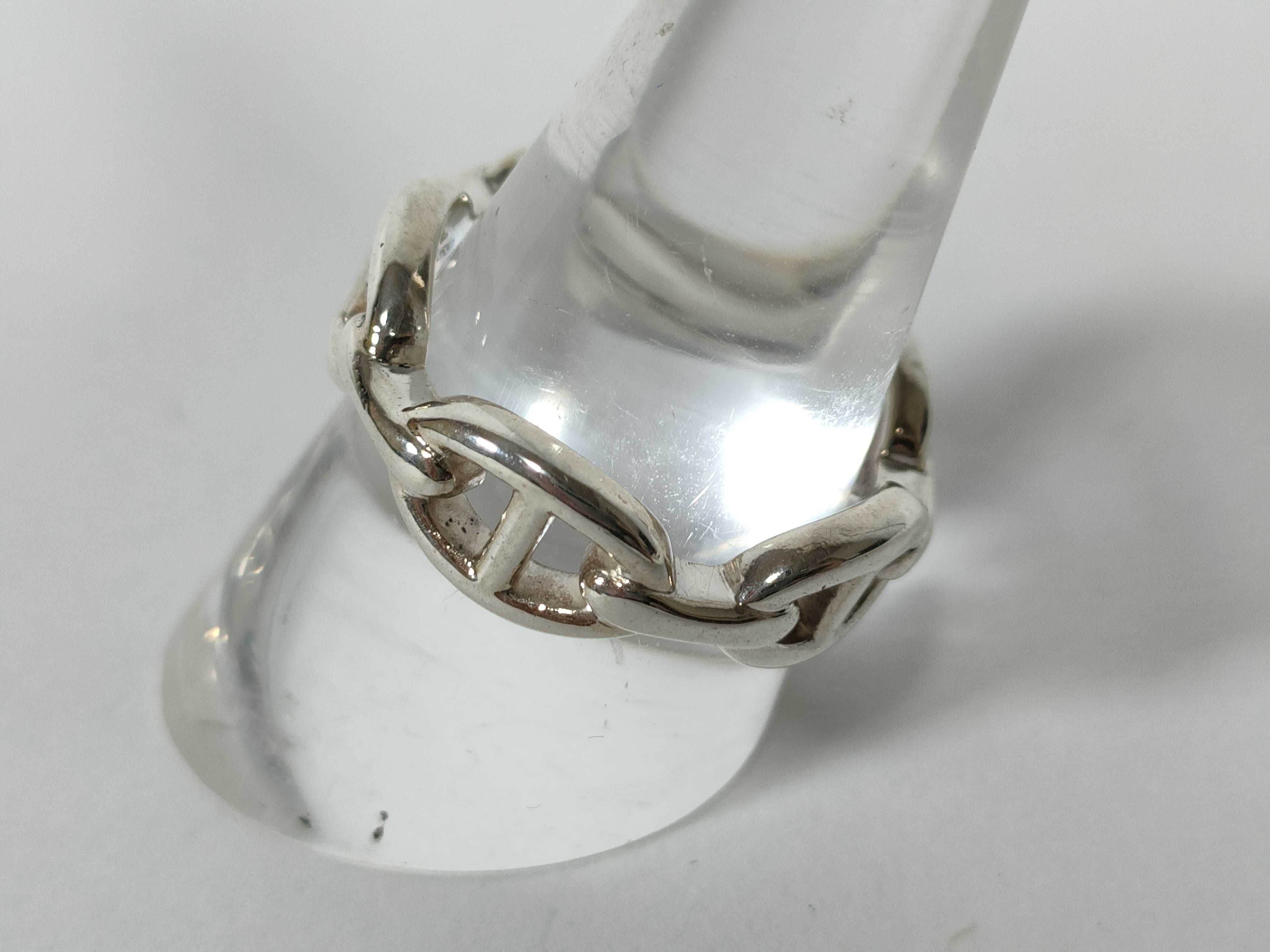 Chaine d'Ancre Enchainée Ring, Ag925 Silver Ring — view 2