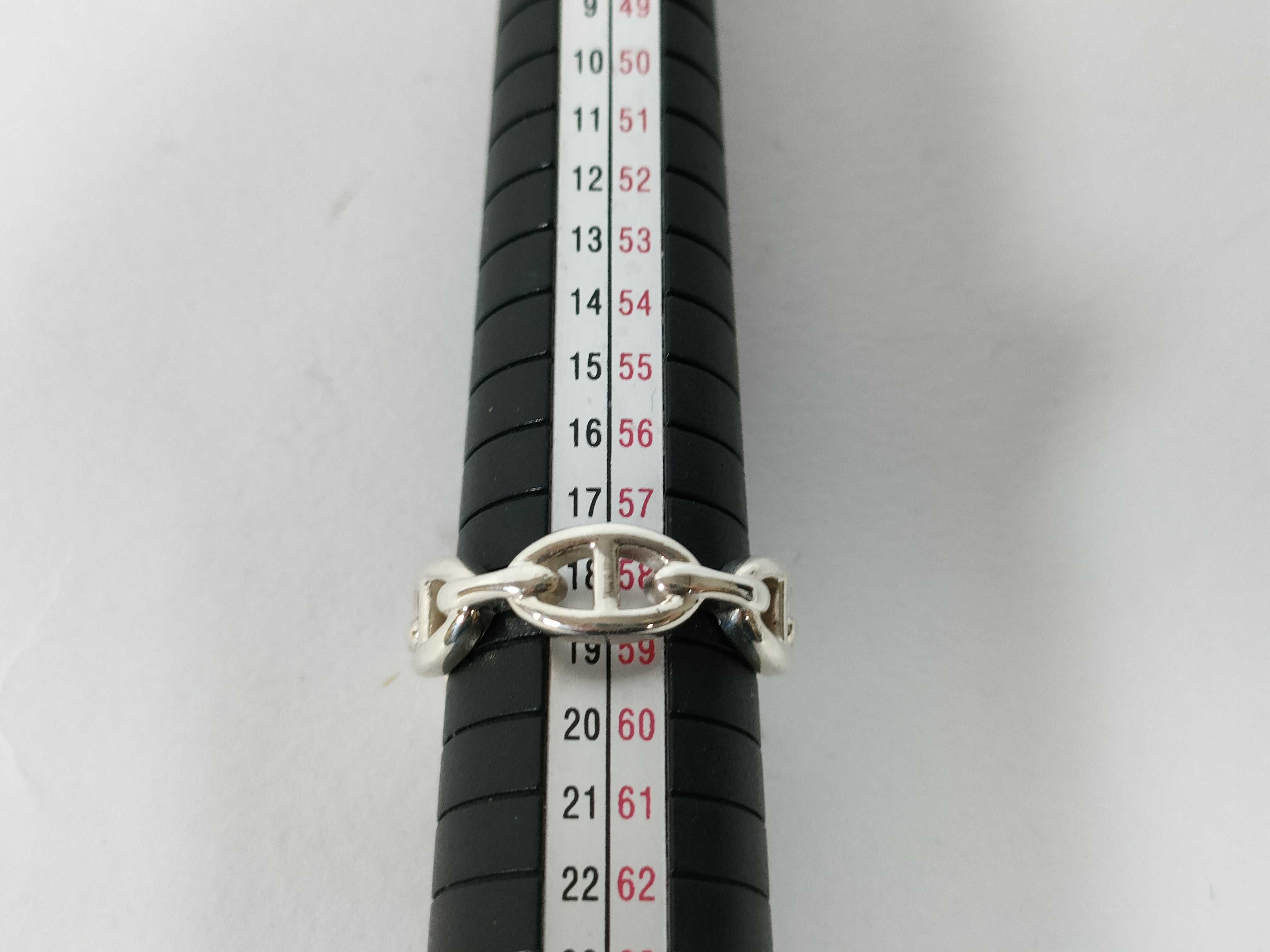 Chaine d'Ancre Enchainée Ring, Ag925 Silver Ring — view 11