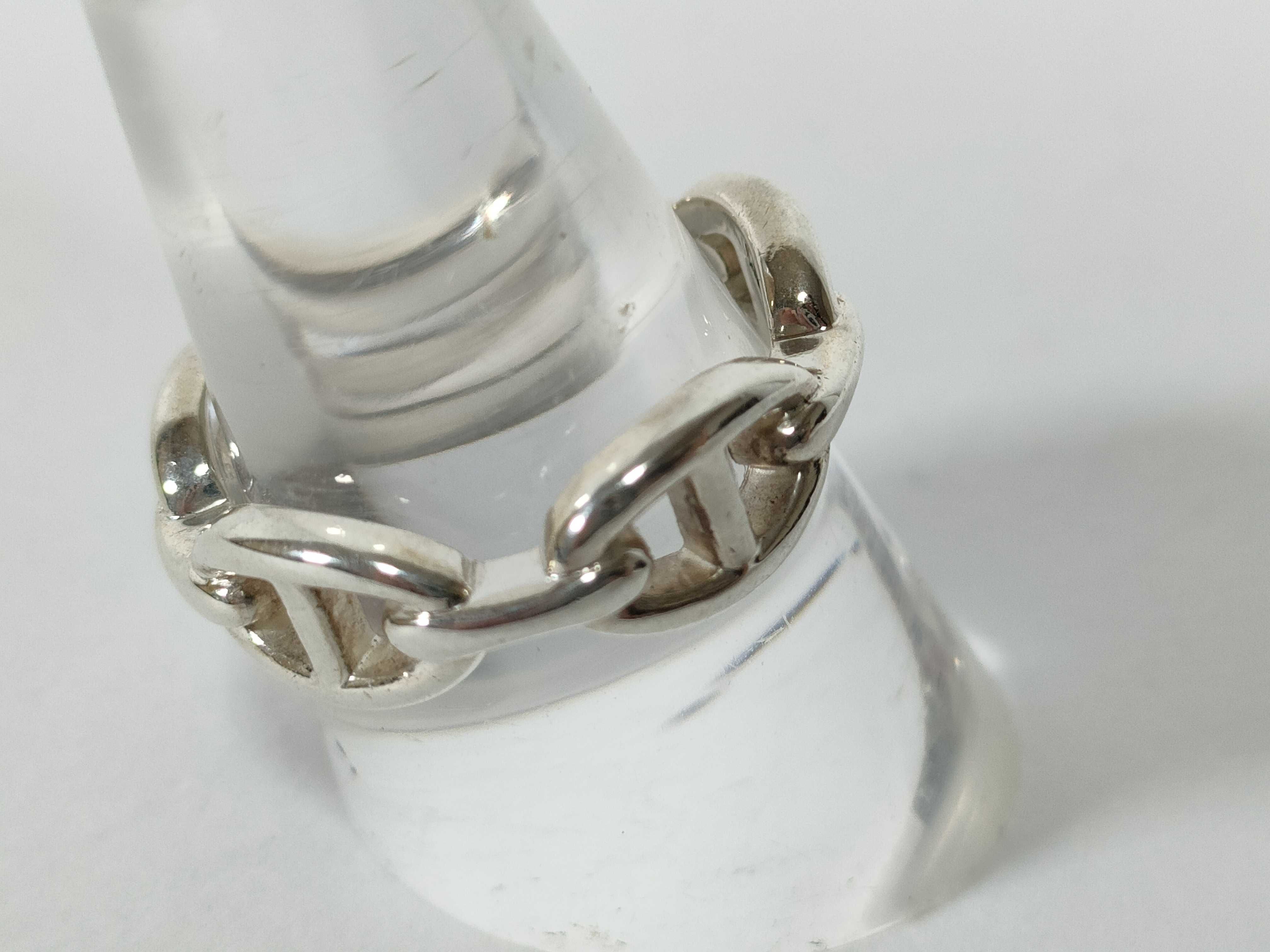 Chaine d'Ancre Enchainée Ring, Ag925 Silver Ring — view 3