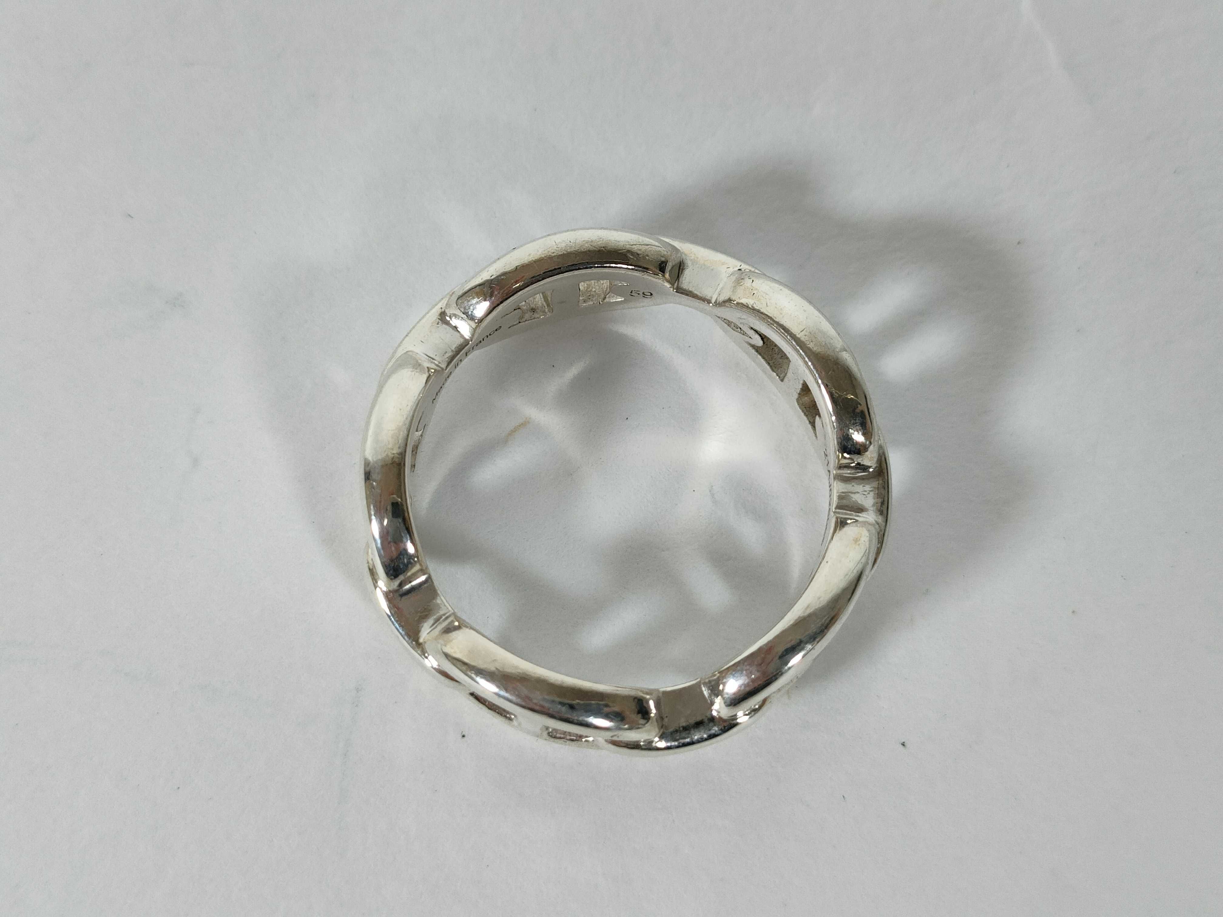 Chaine d'Ancre Enchainée Ring, Ag925 Silver Ring — view 4