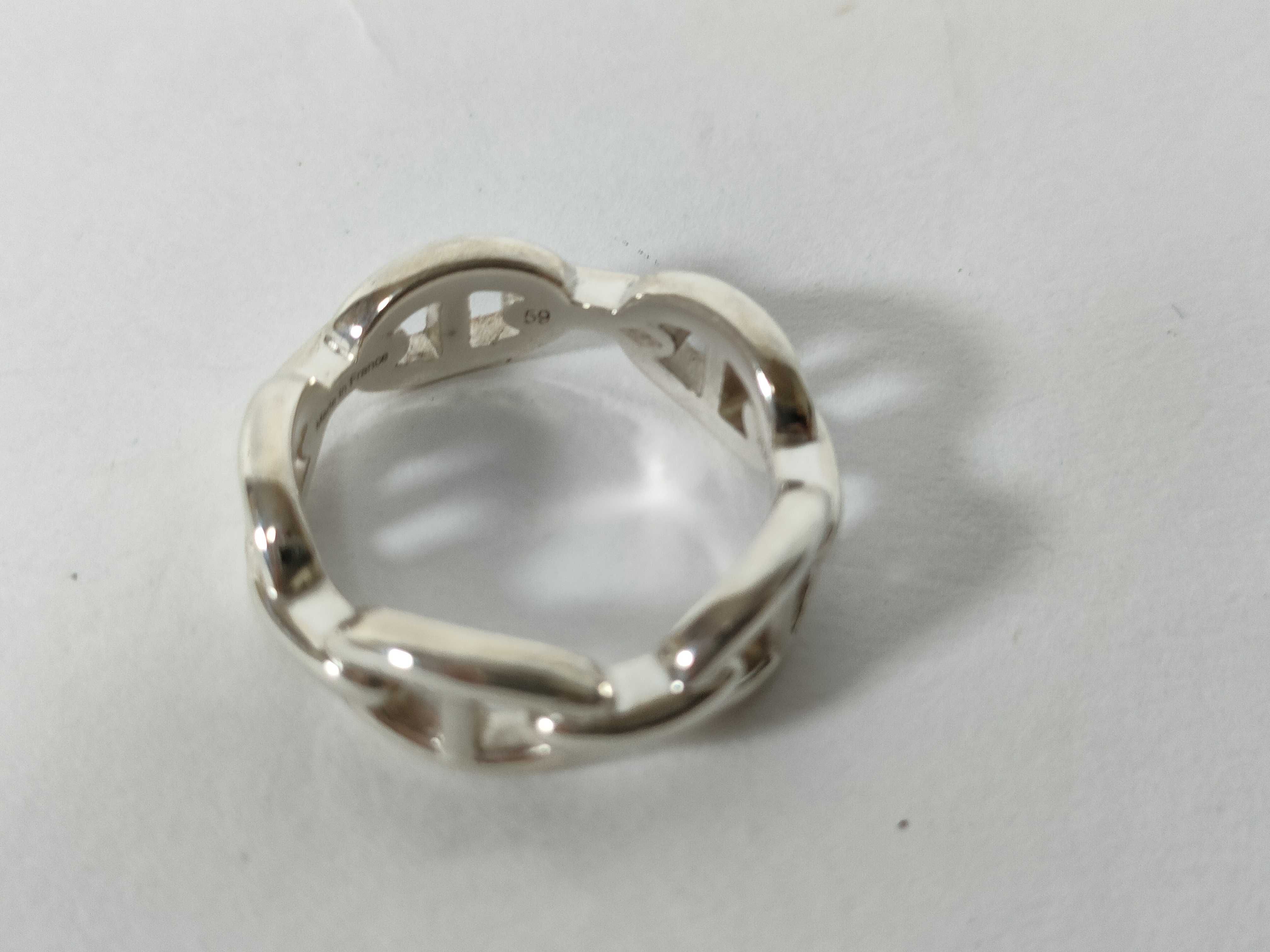 Chaine d'Ancre Enchainée Ring, Ag925 Silver Ring — view 7