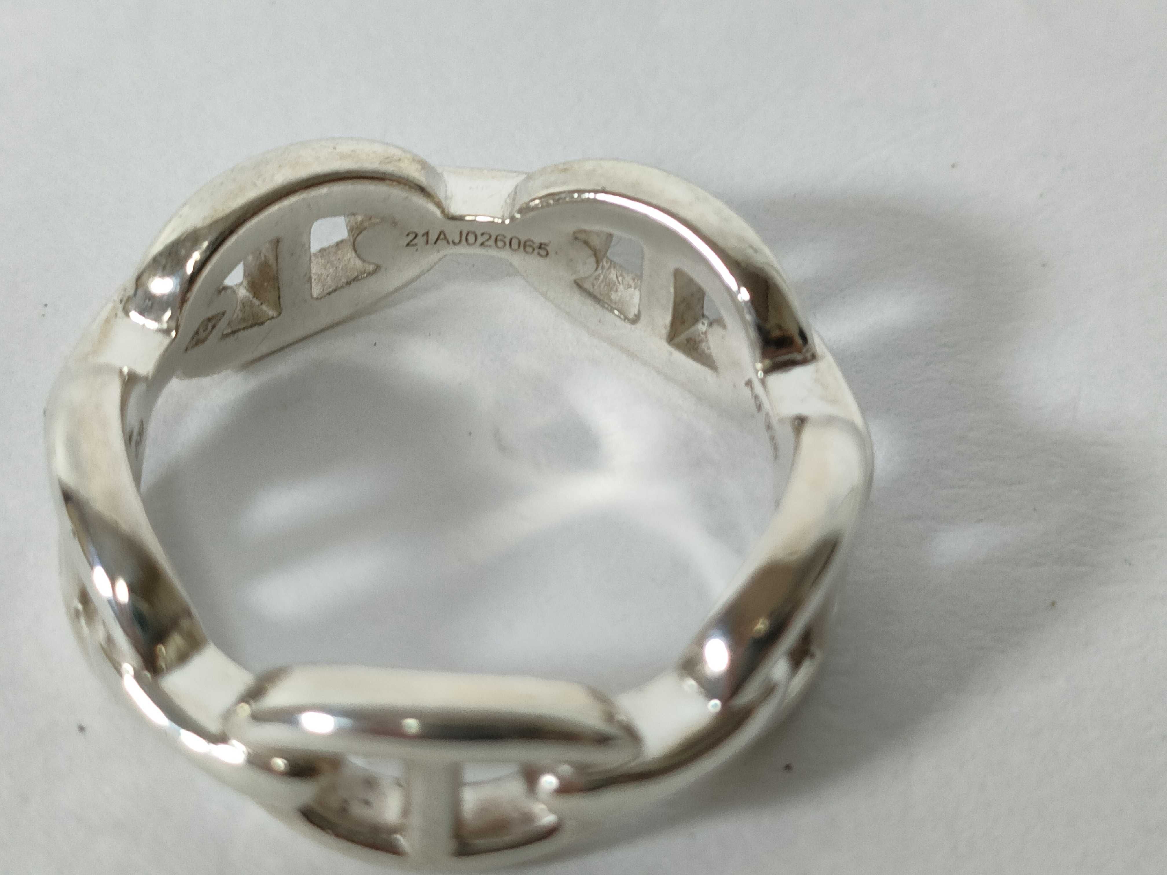 Chaine d'Ancre Enchainée Ring, Ag925 Silver Ring — view 8