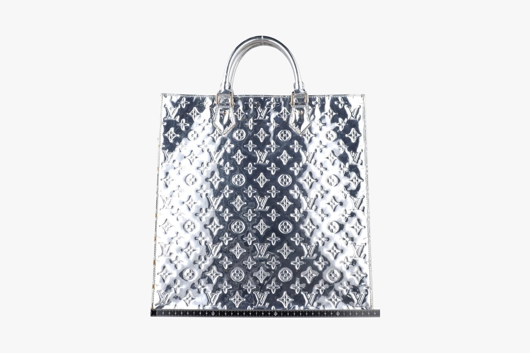 Sac Plat Monogram Miroir Argent — view 2