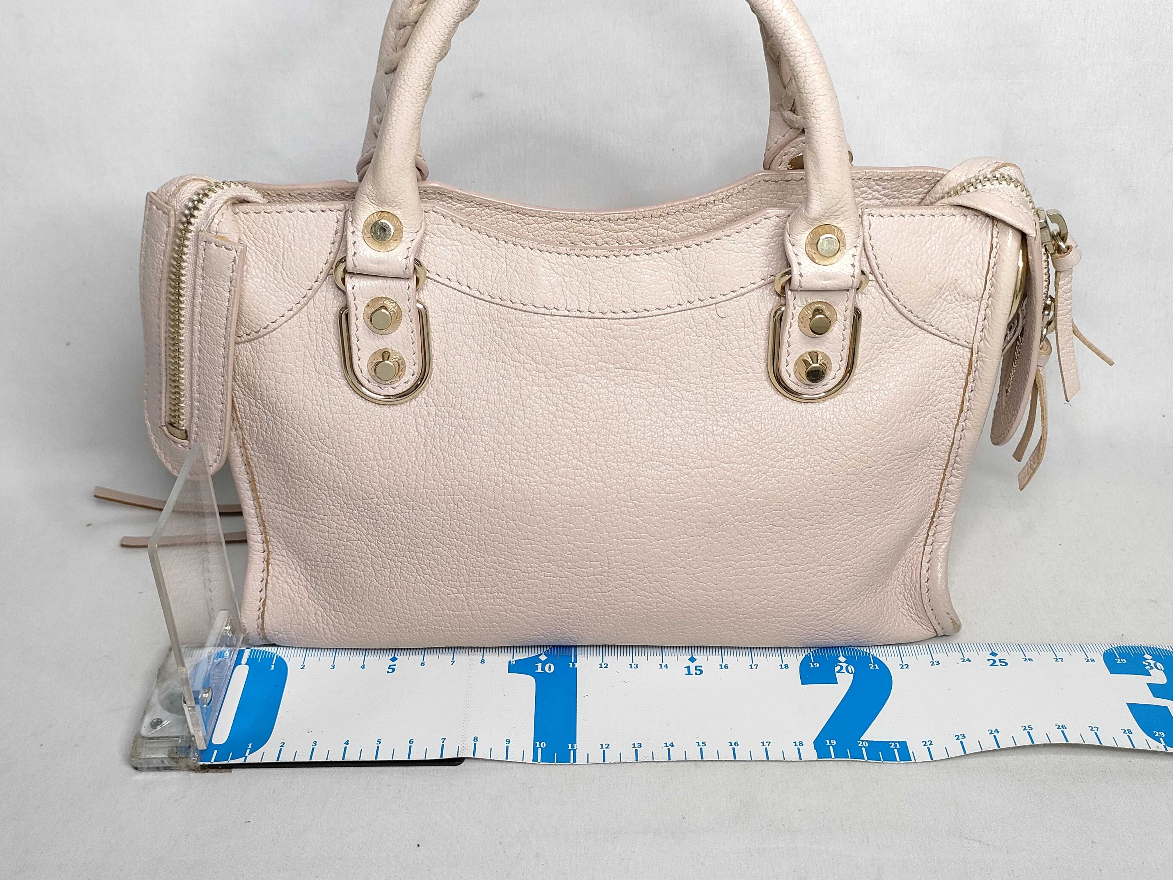 Classic Mini City Leather 2-Way Handbag, Pink, 300295 (Handbag) — view 2