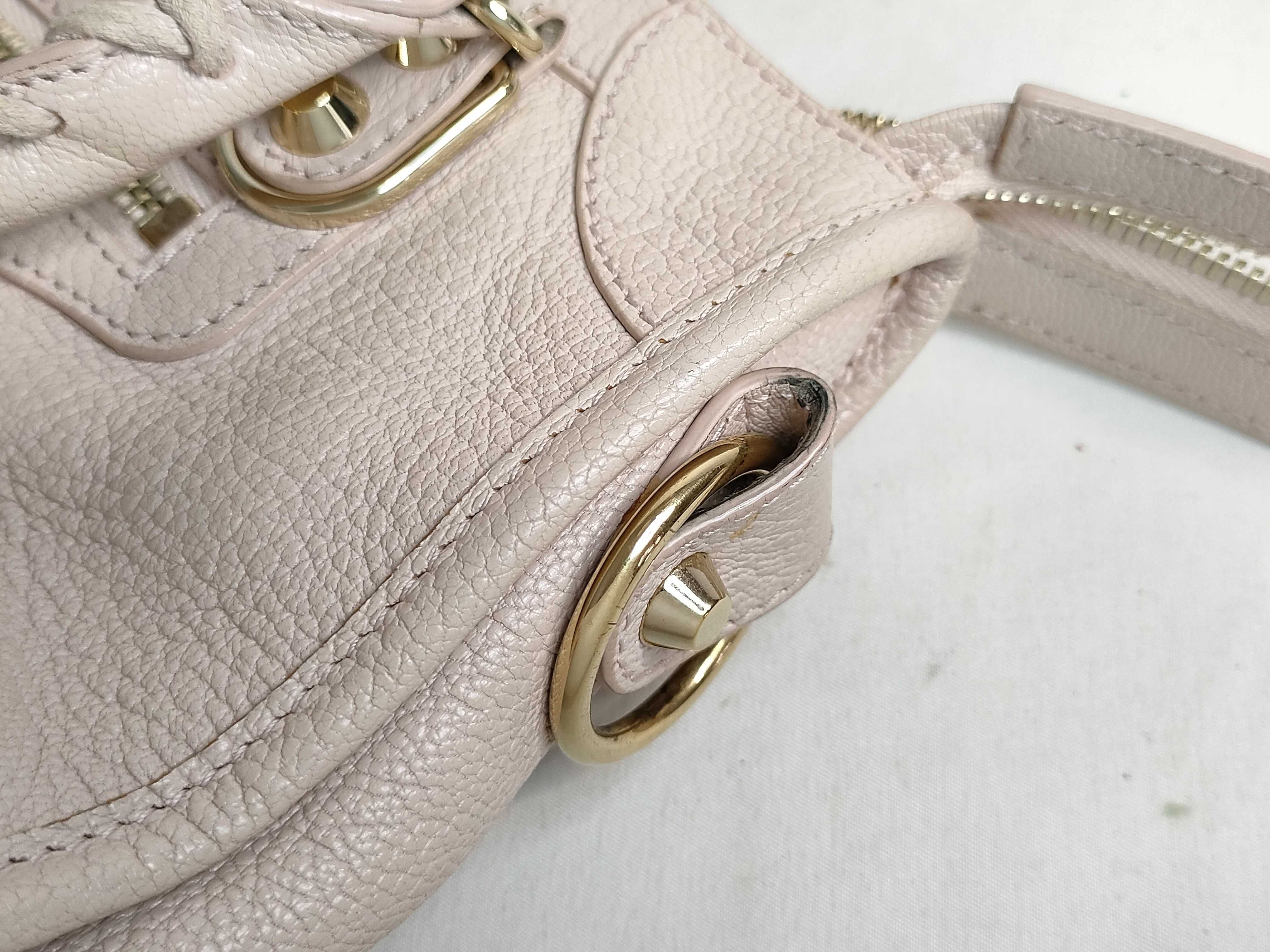 Classic Mini City Leather 2-Way Handbag, Pink, 300295 (Handbag) — view 15