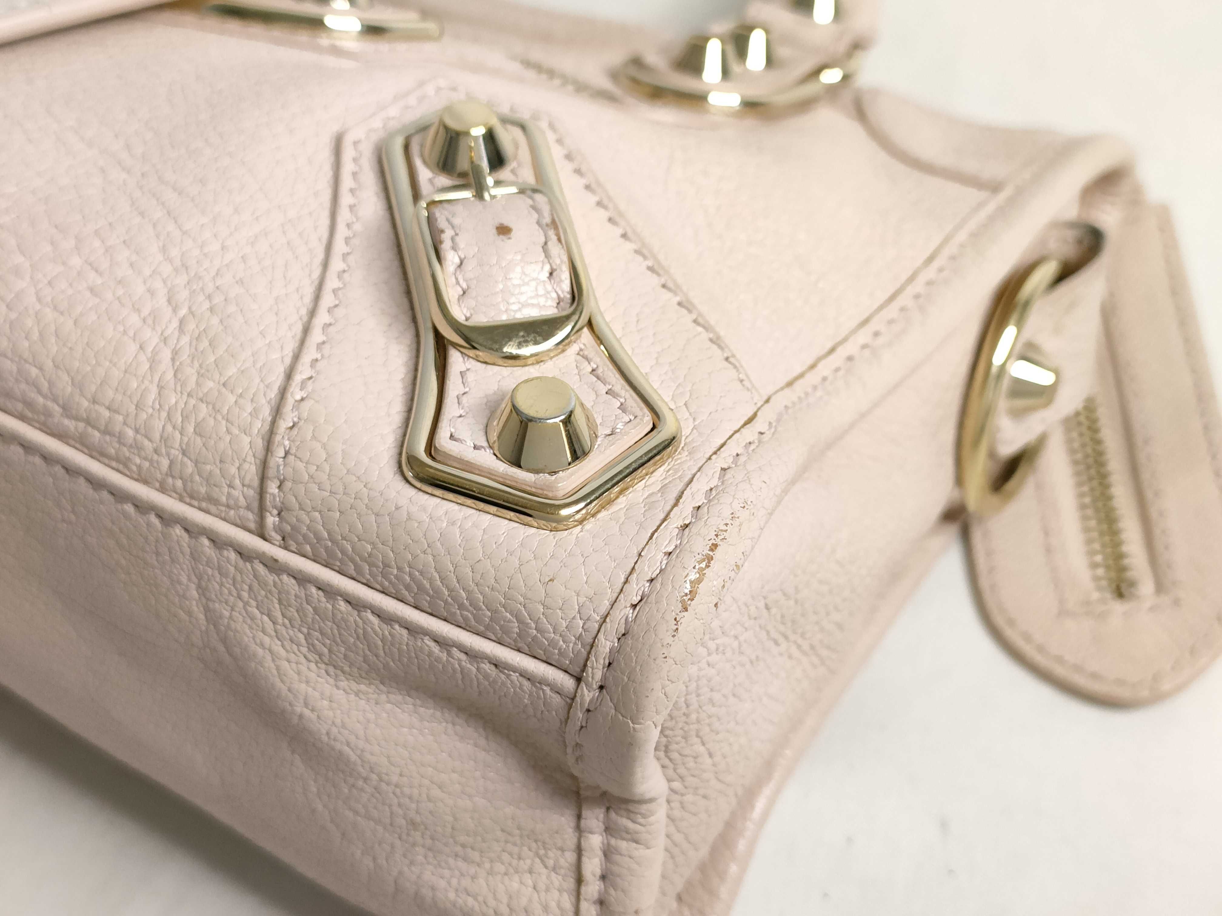 Classic Mini City Leather 2-Way Handbag, Pink, 300295 (Handbag) — view 7