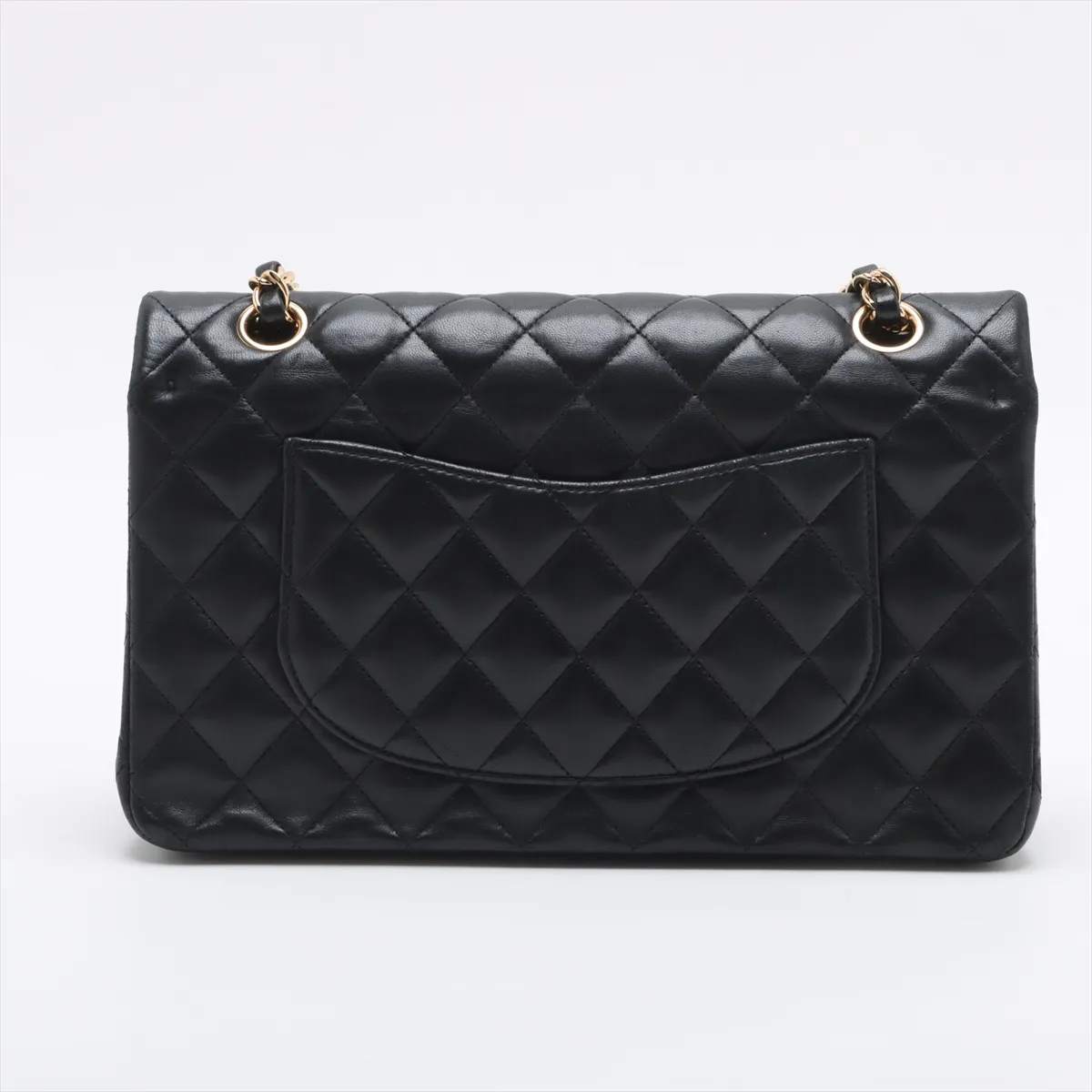 [Individually wrapped] Chanel Matelasse 25 Lambskin double flap double chain bag black gold hardware 21867845 21 series A01112 — view 2