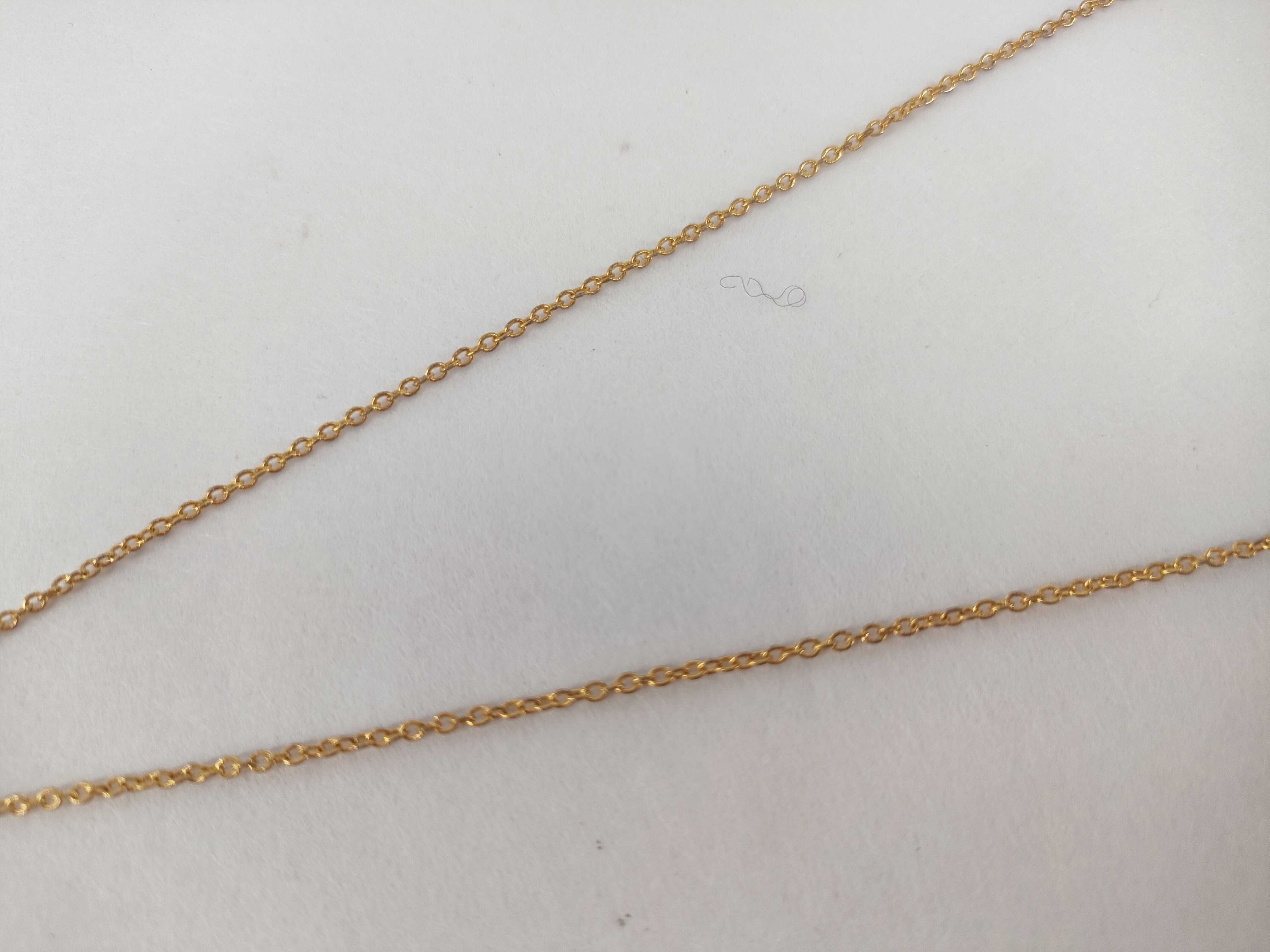 Square G Logo Rhinestone Gold Necklace — view 8