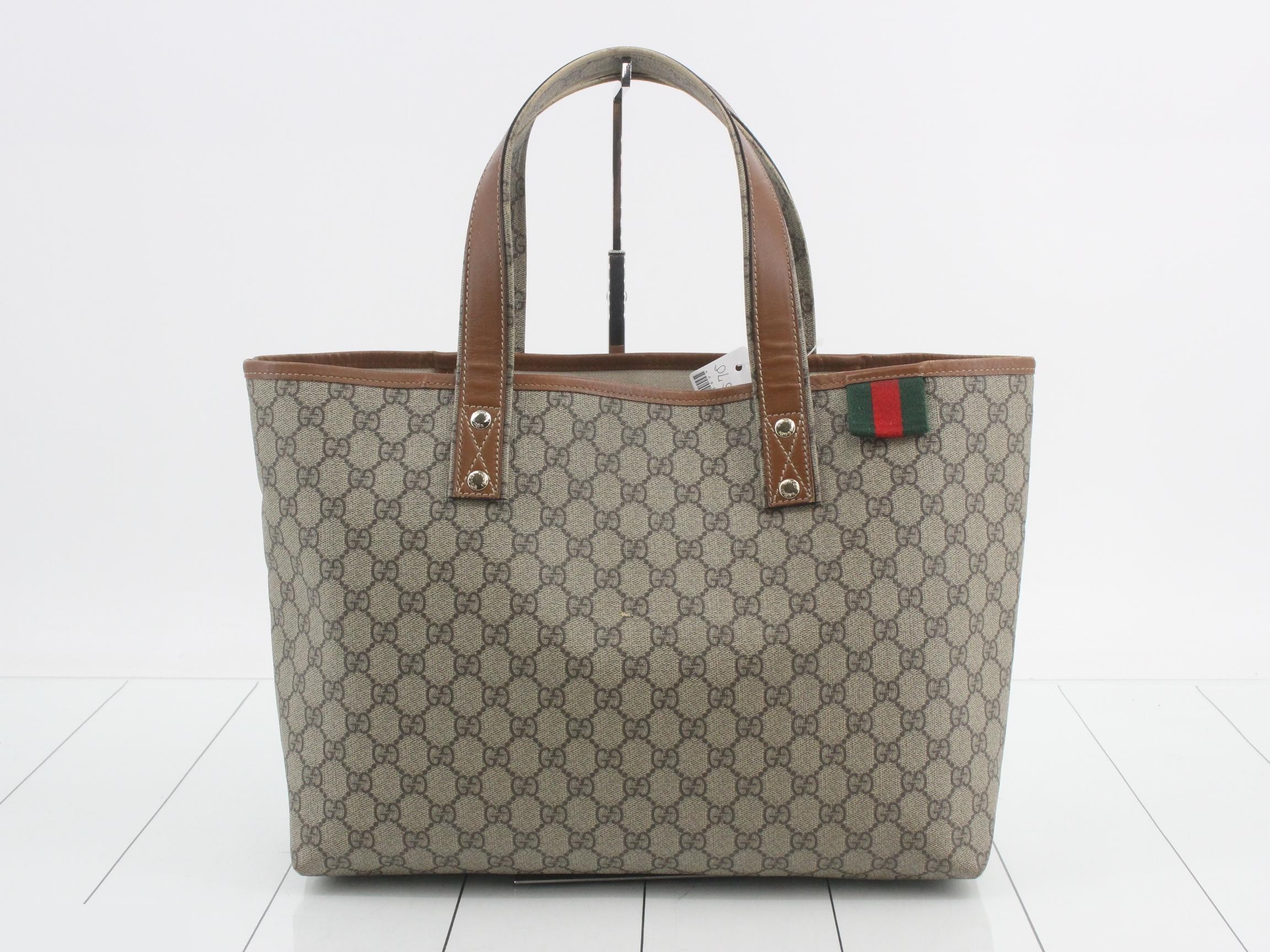 GG Supreme Tote Bag 211134 Beige