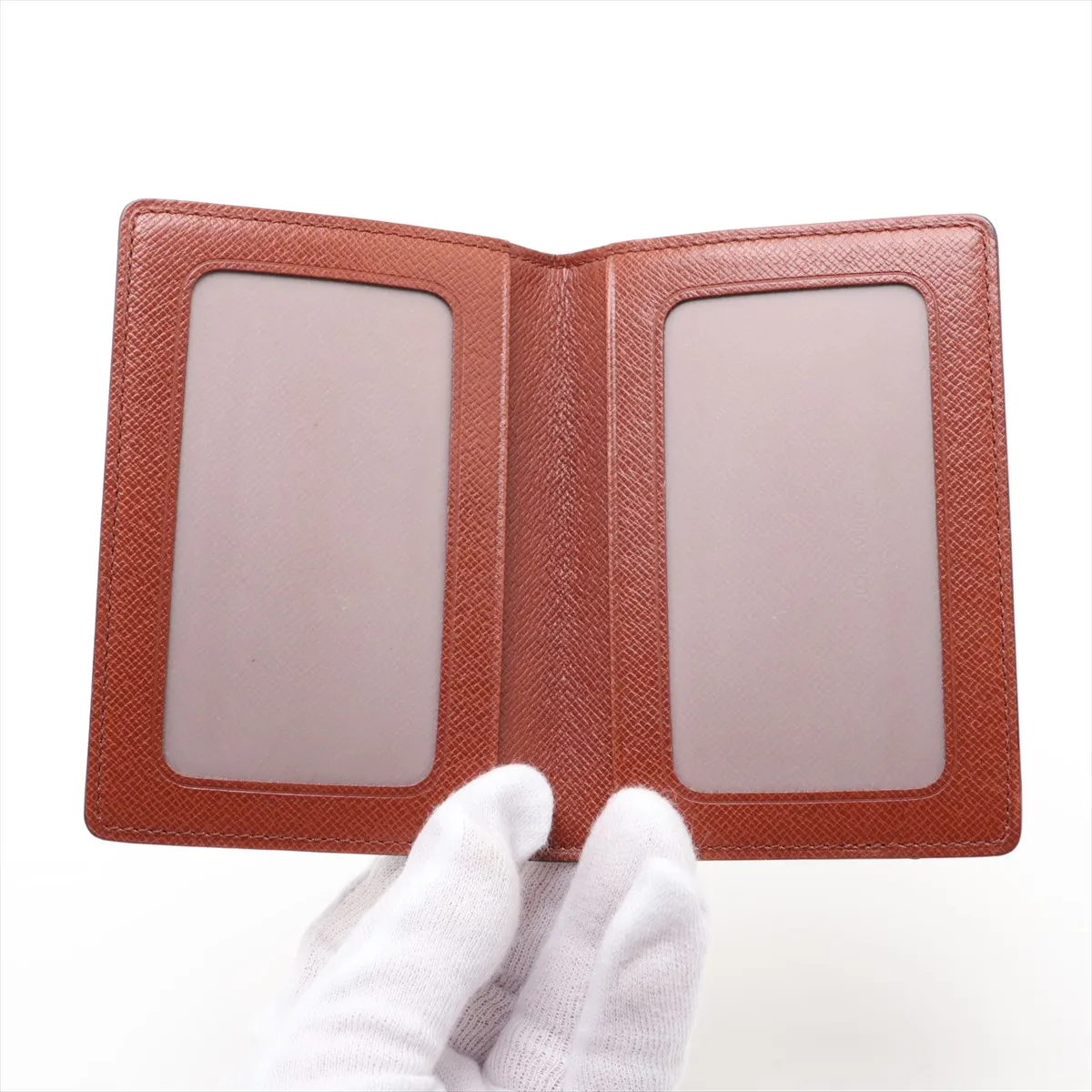 Monogram Porte 2 Cartes Vertical M60533 CA0912 Brown Pass Case — view 3