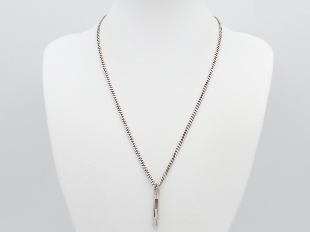 Cutout G Necklace, SV925, 14.9g, Chain approx. 50cm — view 3
