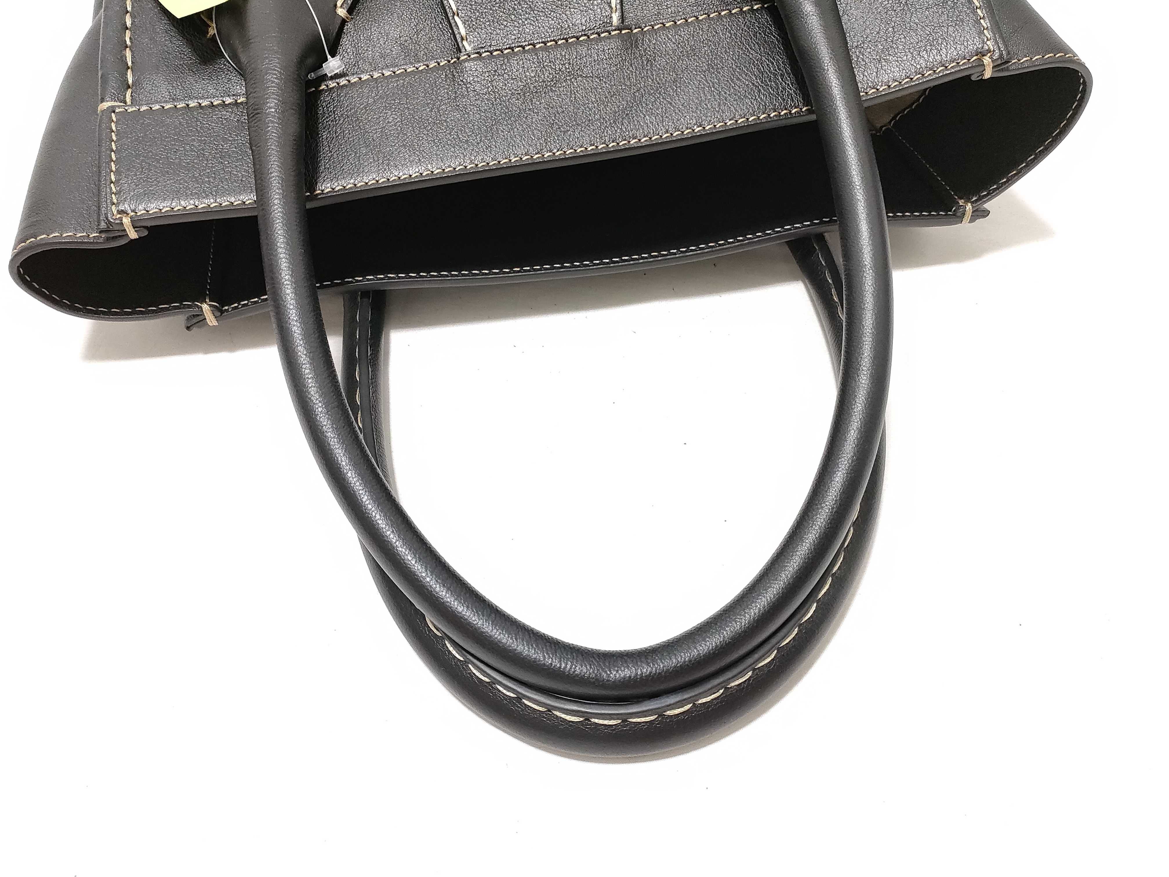 Edith Tote Bag, Leather, Black Tote Bag — view 3